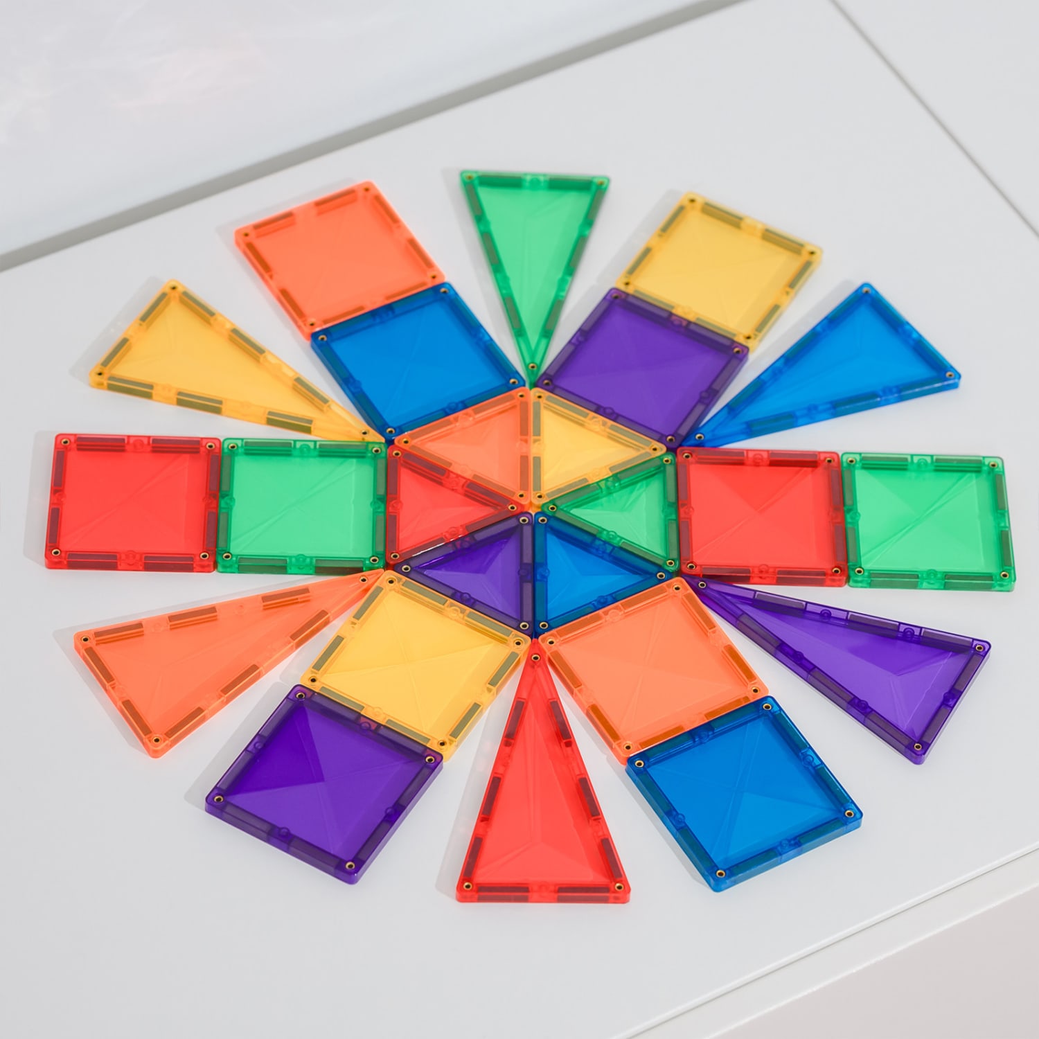 Connetix Magnetic Tiles Rainbow Mini Pack, 24 Pieces - Image 6