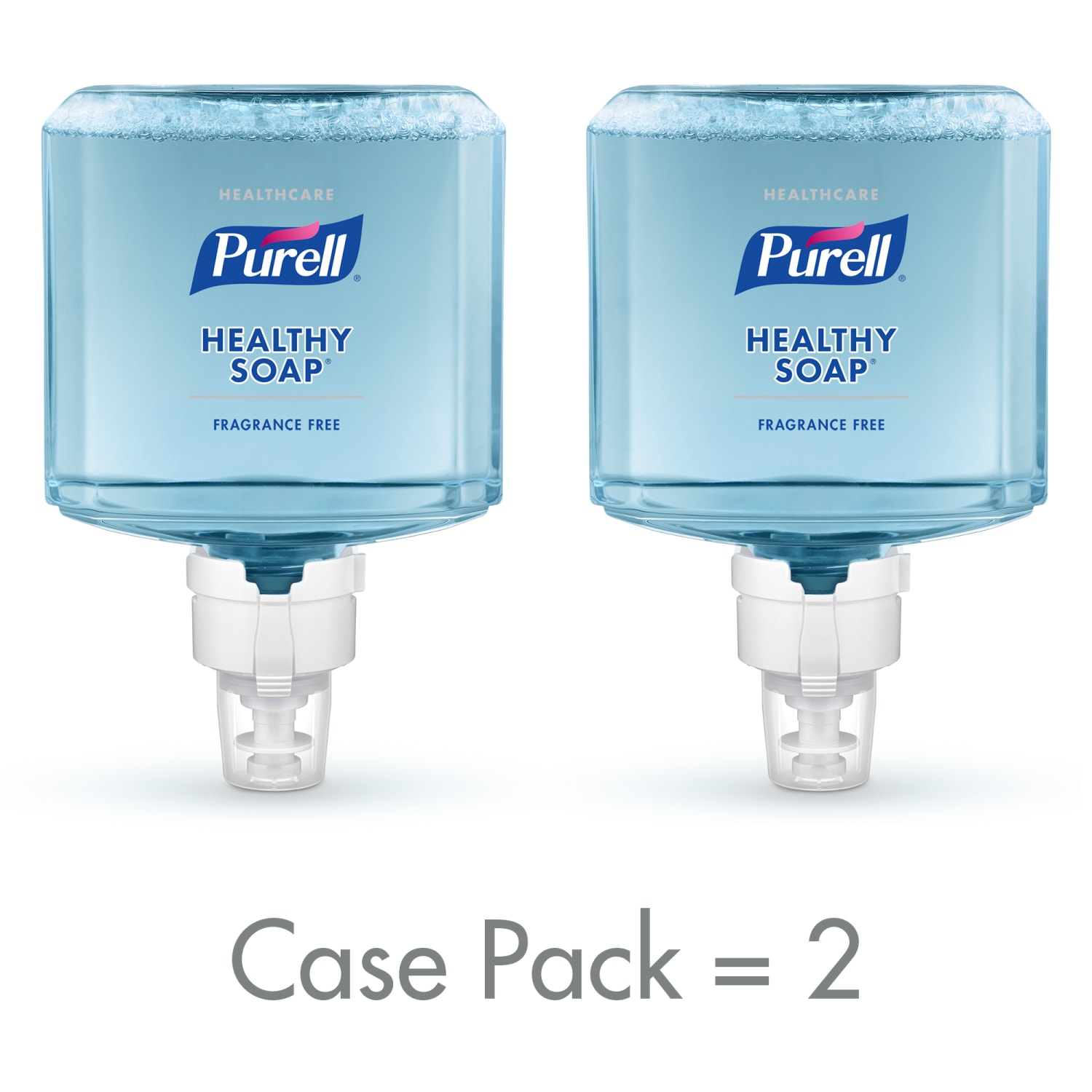 Purell Healthy Gentle & Free Foam Hand Soap, Unscented, 40.57 Oz, Carton Of 2 Bottles - Image 3