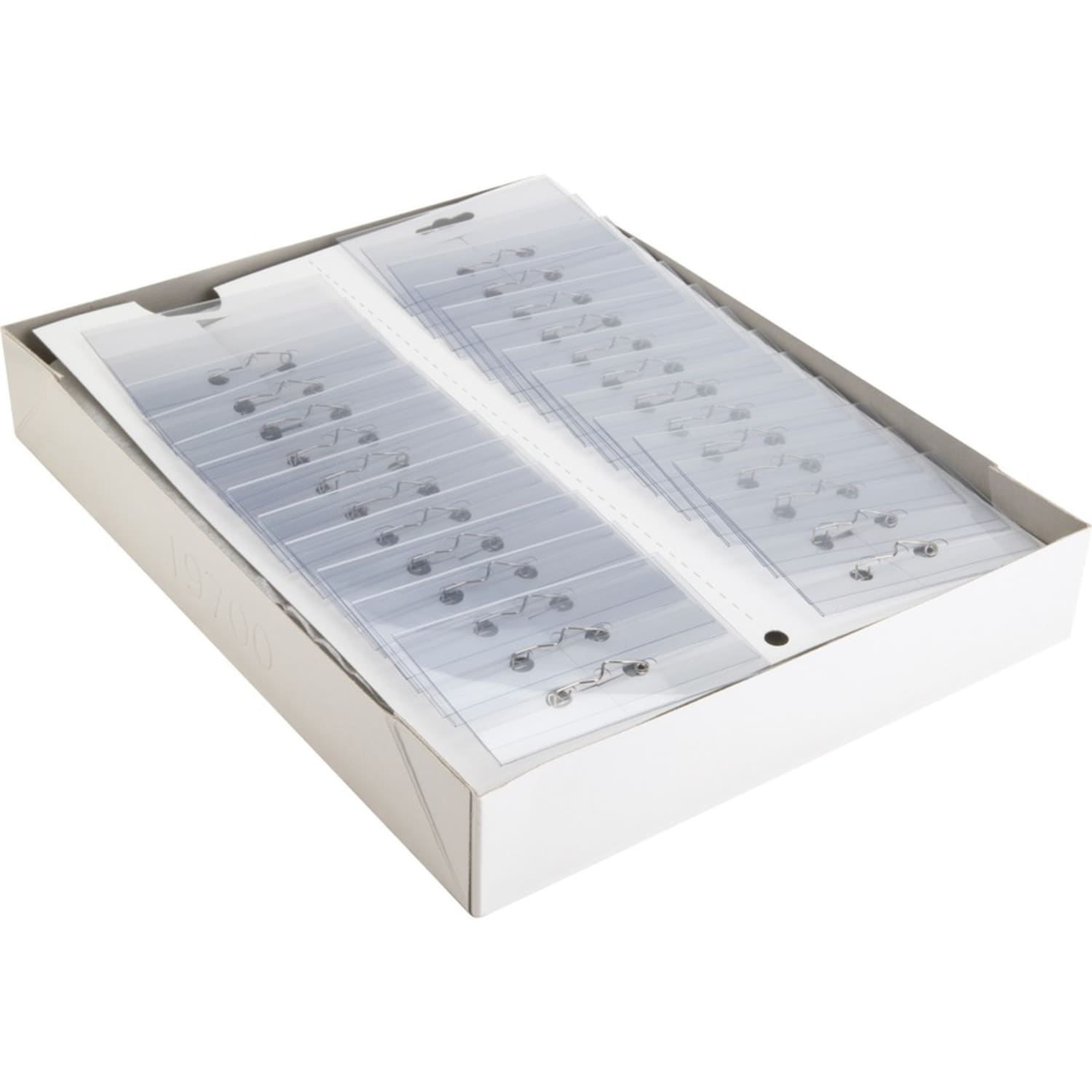 Business Source Pin-Style Holder Name Badge Kits - Clear - 100/Box - 5 / Bundle - Image 4