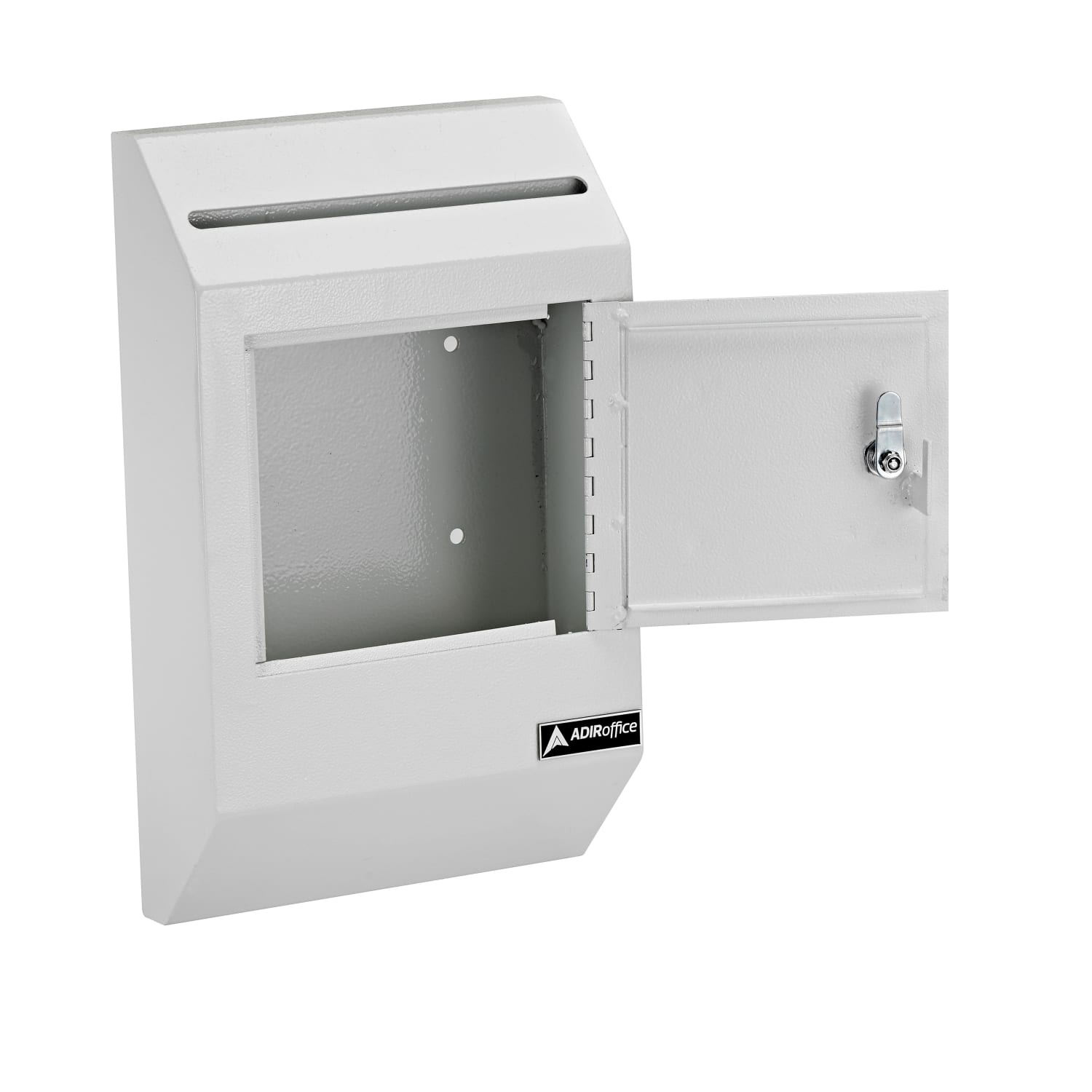 Alpine AdirOffice Heavy-Duty Weatherproof Secured Drop Box, 16-5/16inH x 10inW x 4inD, White - Image 6