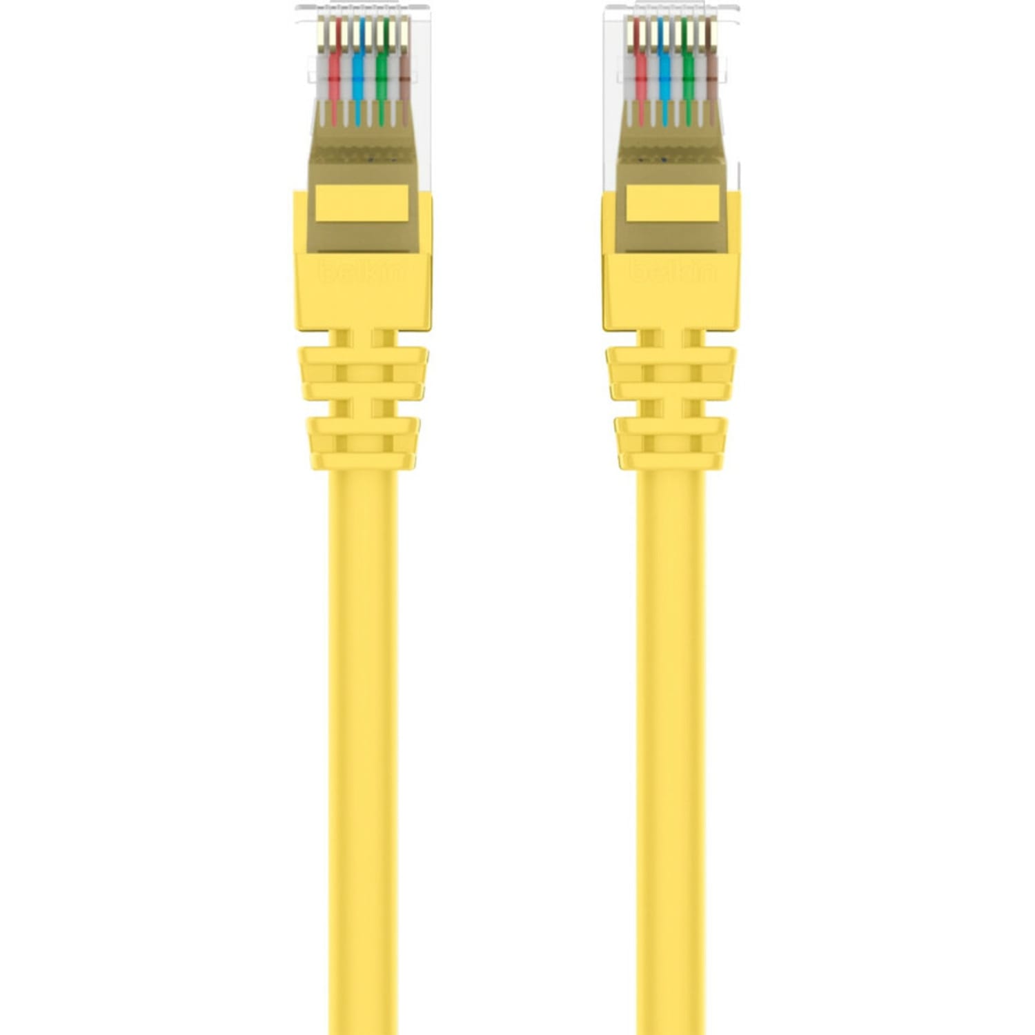 Belkin CAT6 Ethernet Patch Cable Snagless, RJ45, M/M - 12 ft Category 6 Network Cable - 24 AWG - Yellow - Image 5
