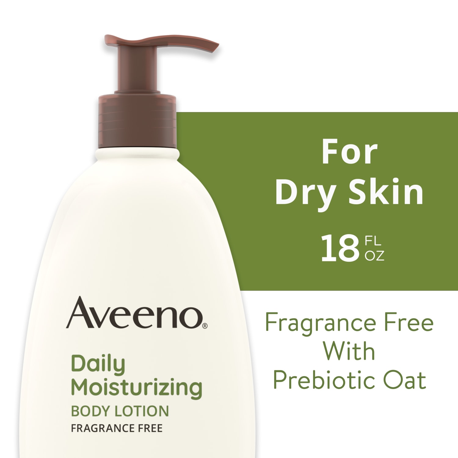 Aveeno Daily Moisturizing Lotion, Unscented, 18 fl. oz - Image 4