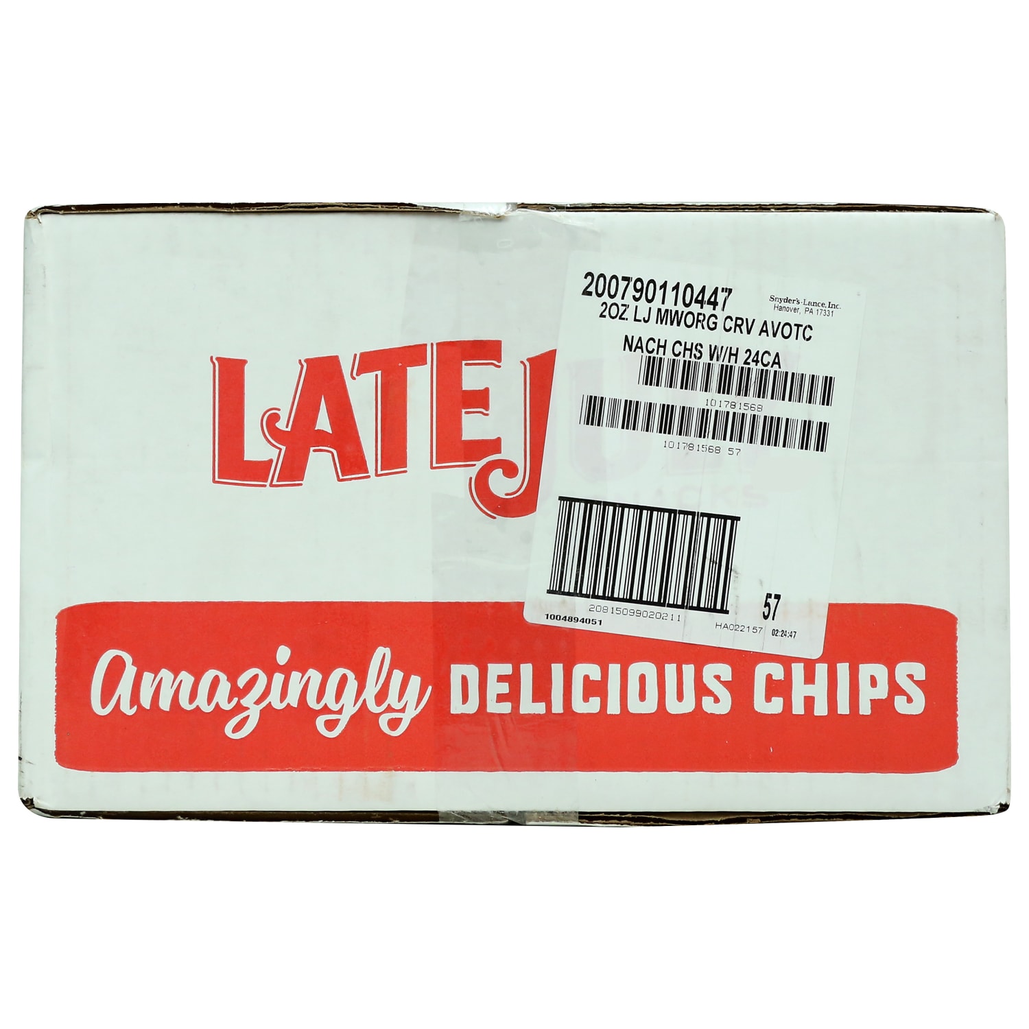 Late July Snacks Tortilla Chips, Nacho Cheese, 2 Oz, Total Qty 24 - Image 5