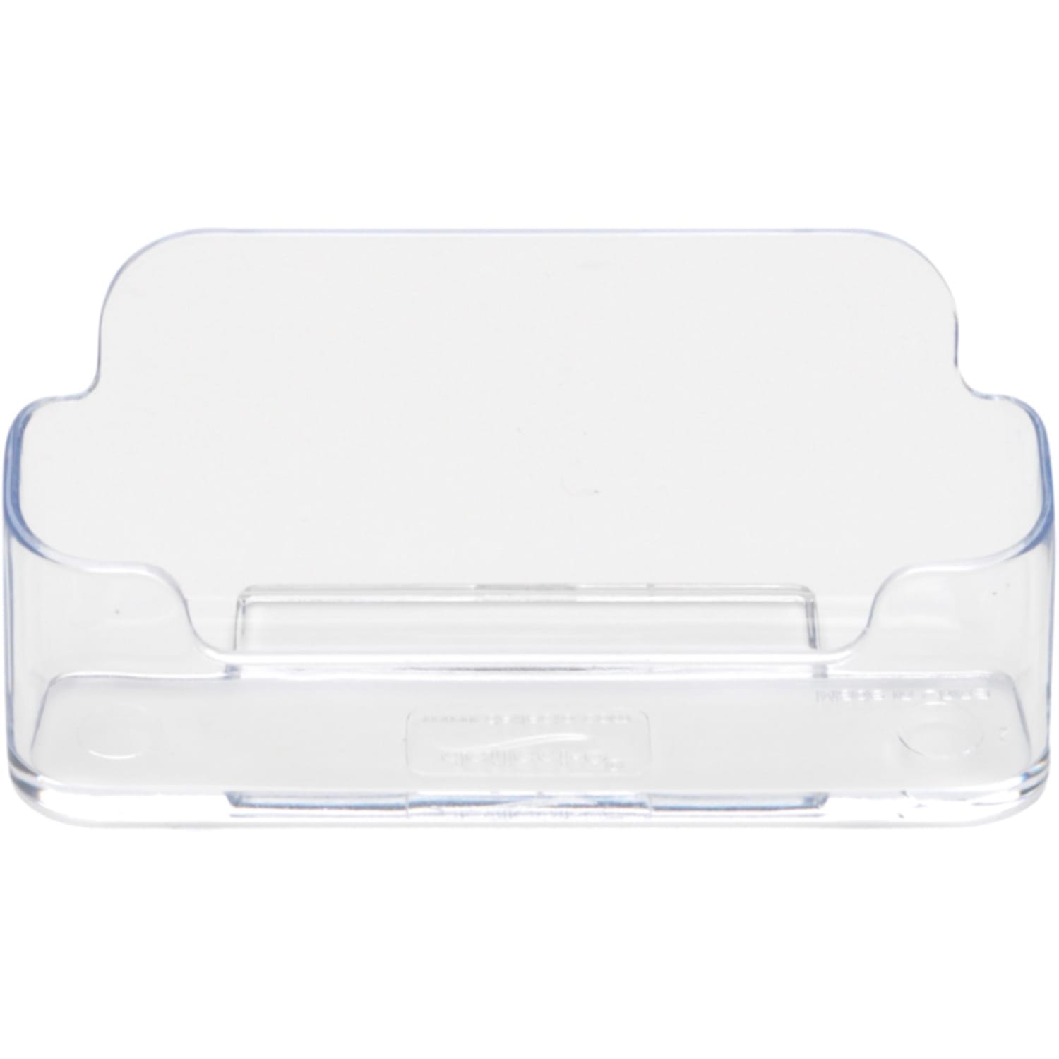 Deflecto Single-Compartment Business Card Holder, 50-Card Capacity, Clear - Image 4