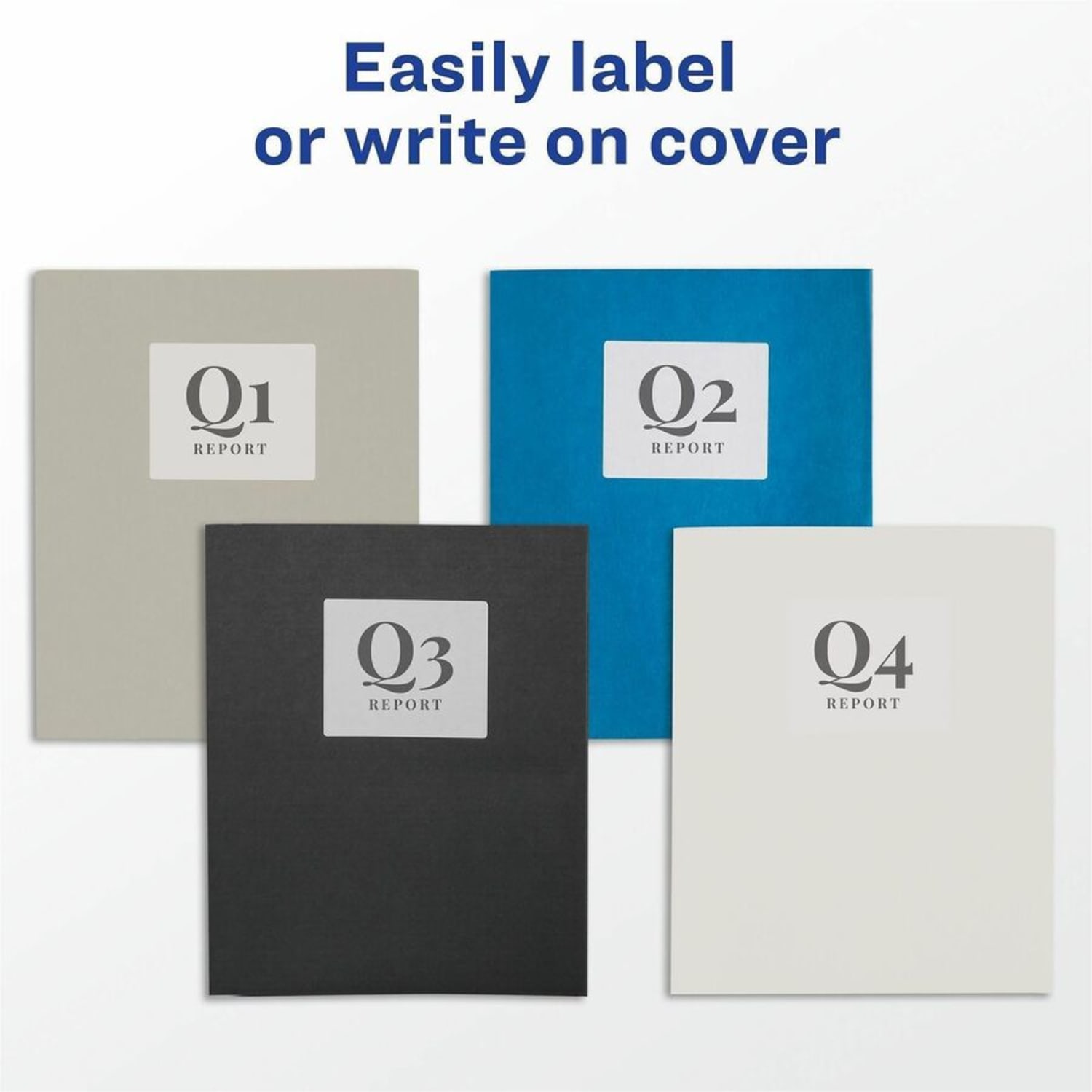 Avery Letter Pocket Folder - 8 1/2in x 11in - 40 Sheets Capacity - 2 Internal Pocket(s) - Embossed Paper - Black - Embossed - 25/Box - 5 / Carton - Image 4