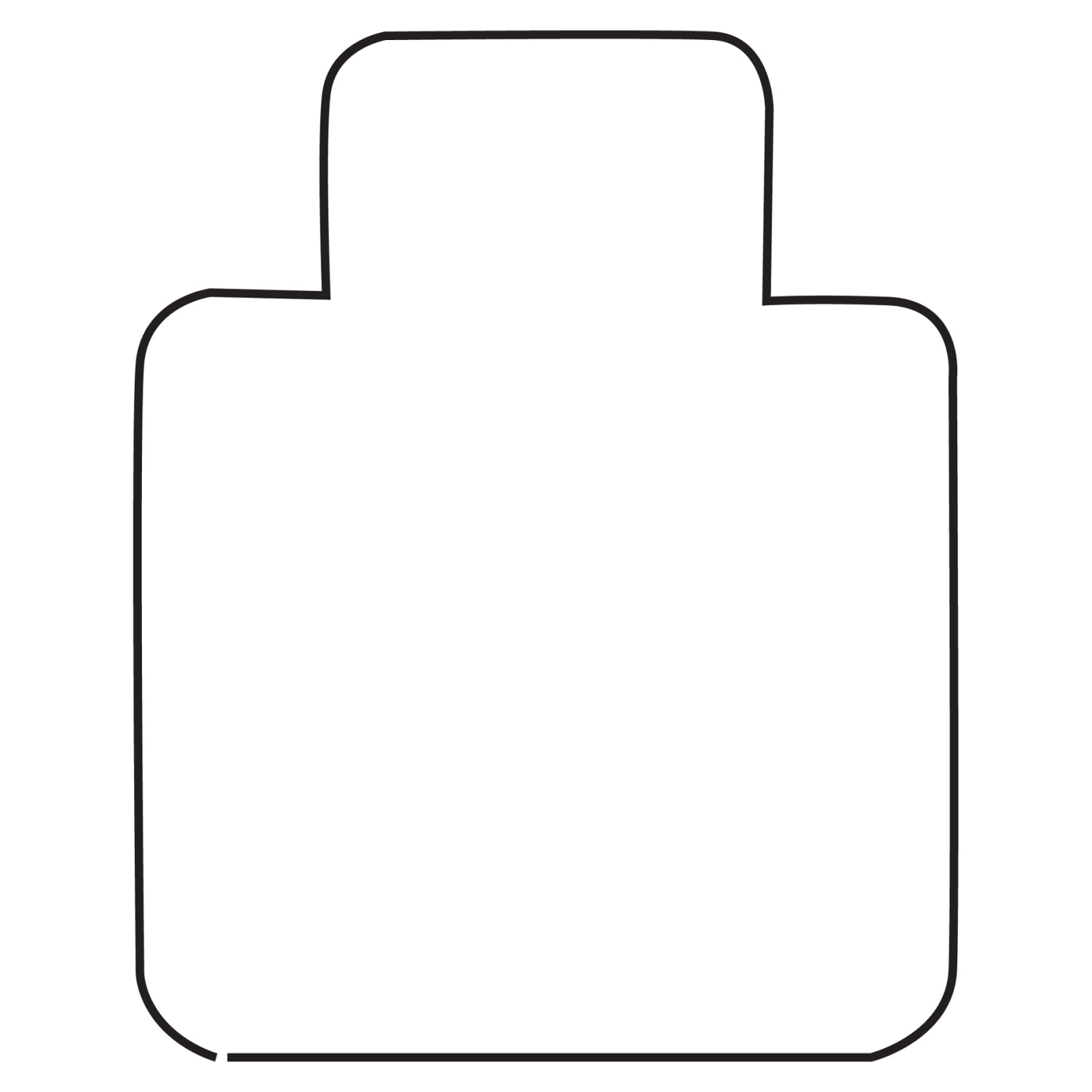 Lorell Rolled Hard Floor Chair Mat, 45in x 53in, Wide Lip - Image 3