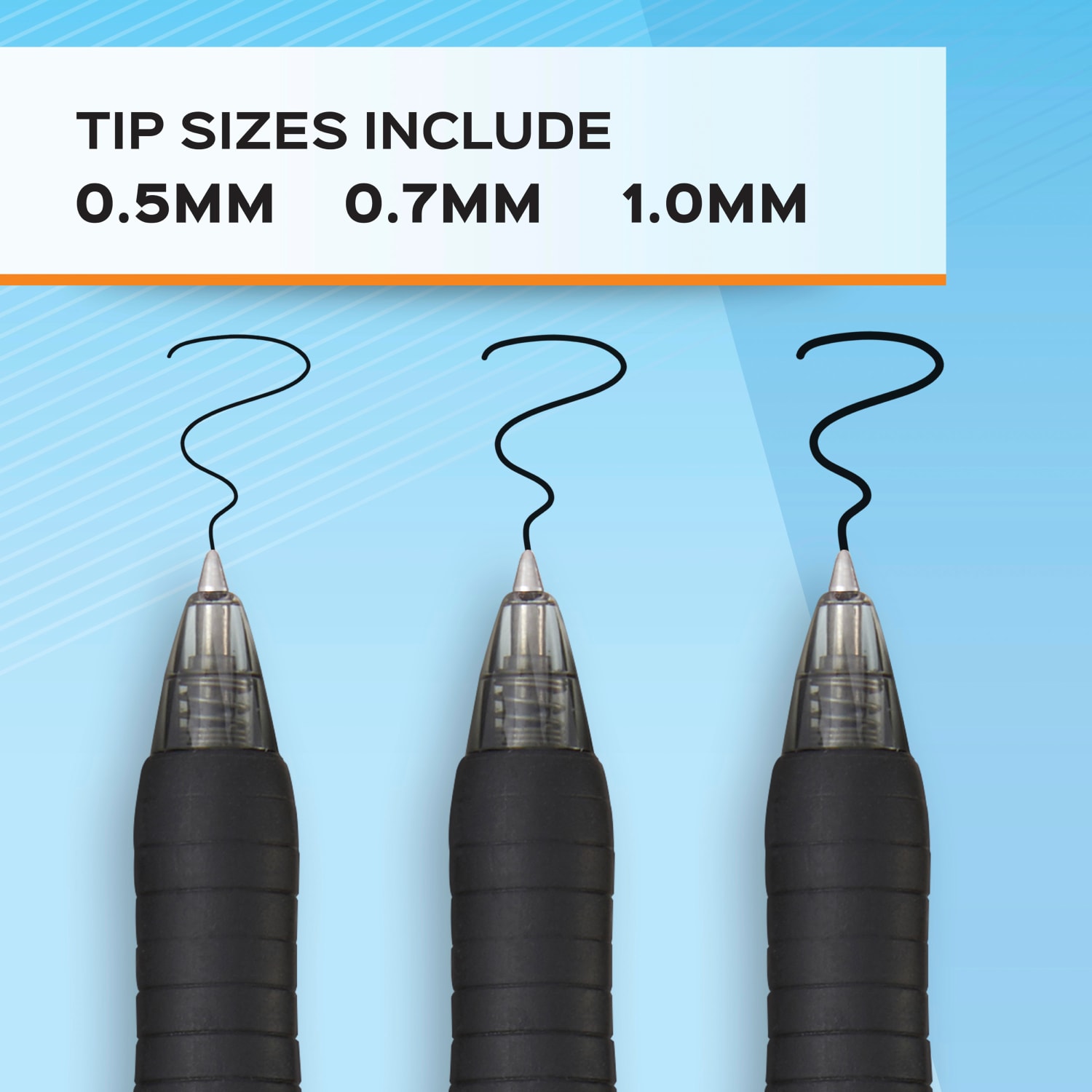 Paper Mate Gel Pen, Profile Retractable Pen, 1.0mm, Black, 12 Count - Image 5