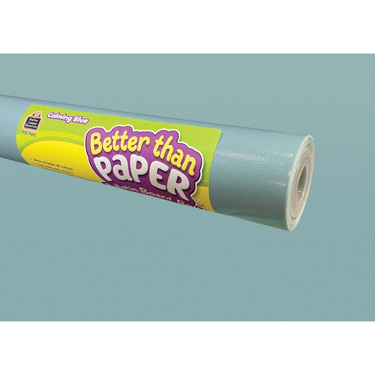 Teacher Created Resources Better Than Paper Bulletin Board Paper Rolls, 4ft x 12ft, Calming Blue, Pack Of 4 Rolls - Image 3