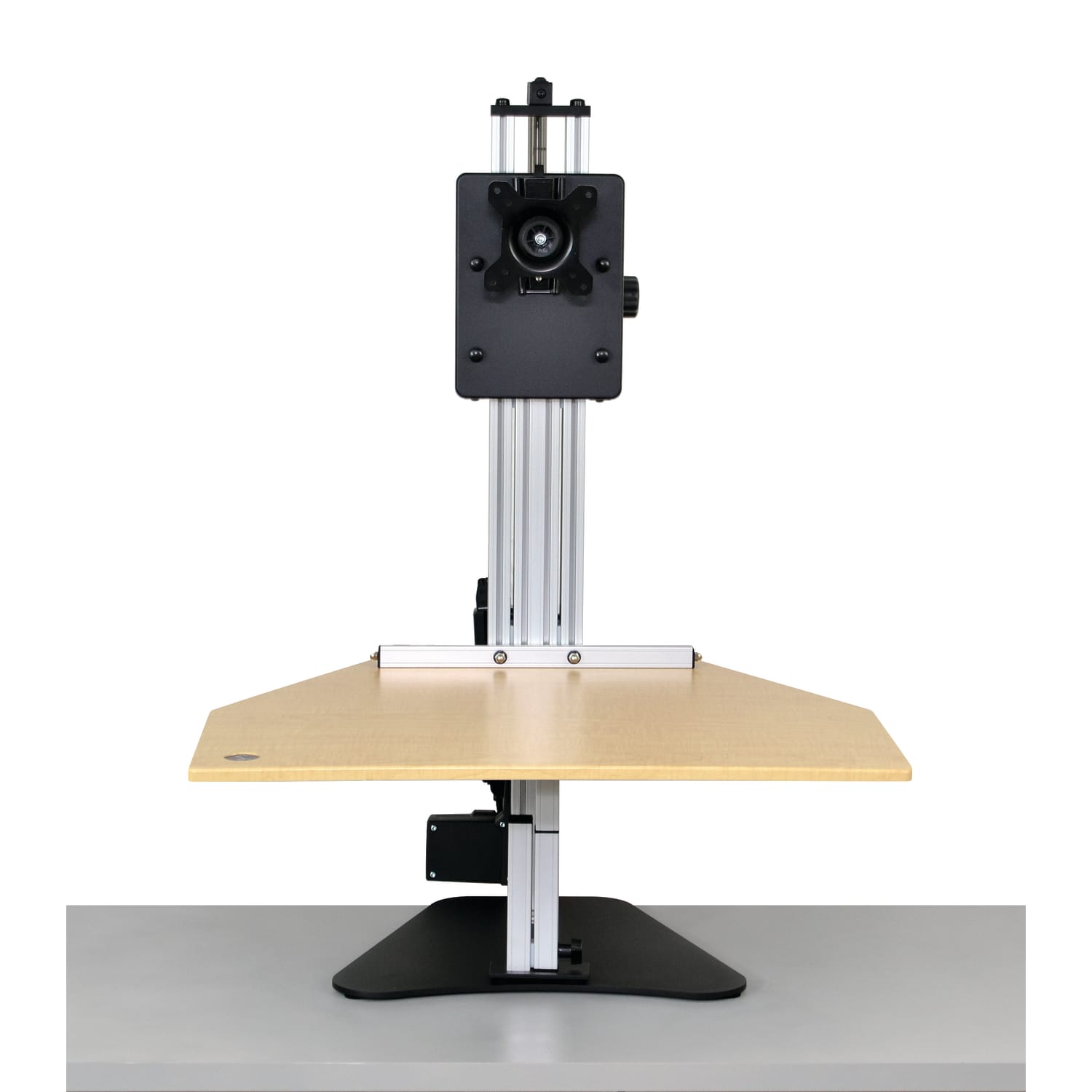 Ergo Desktop Electric Kangaroo Pro Stand, 27 1/2inH x 28inW x 28inD, Maple, Standard Delivery - Image 3