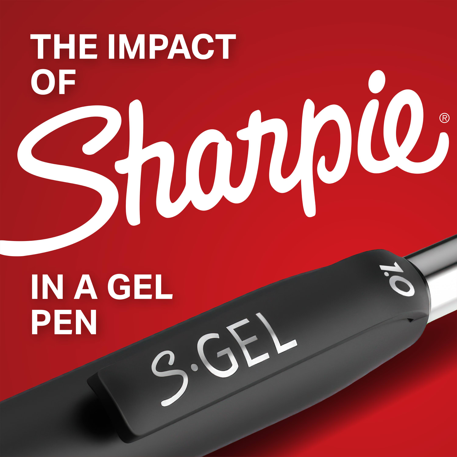 Sharpie S Gel Pens, Medium Point, 0.7 mm, Black Barrel, Black Ink, Pack Of 12 Pens - Image 4