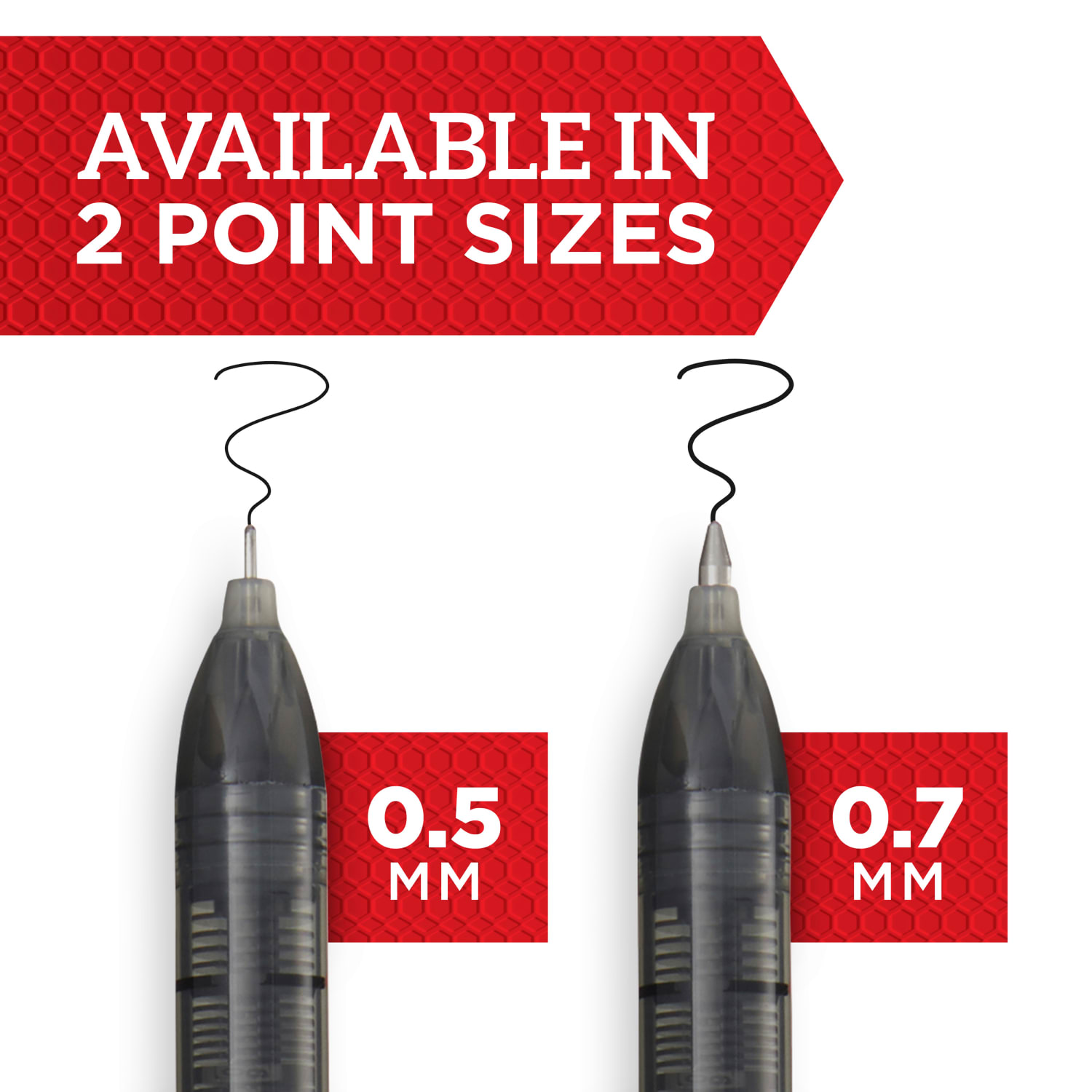 Sharpie Rollerball Pens, Needle Point, 0.5 mm, Black Ink, Pack Of 12 - Image 3