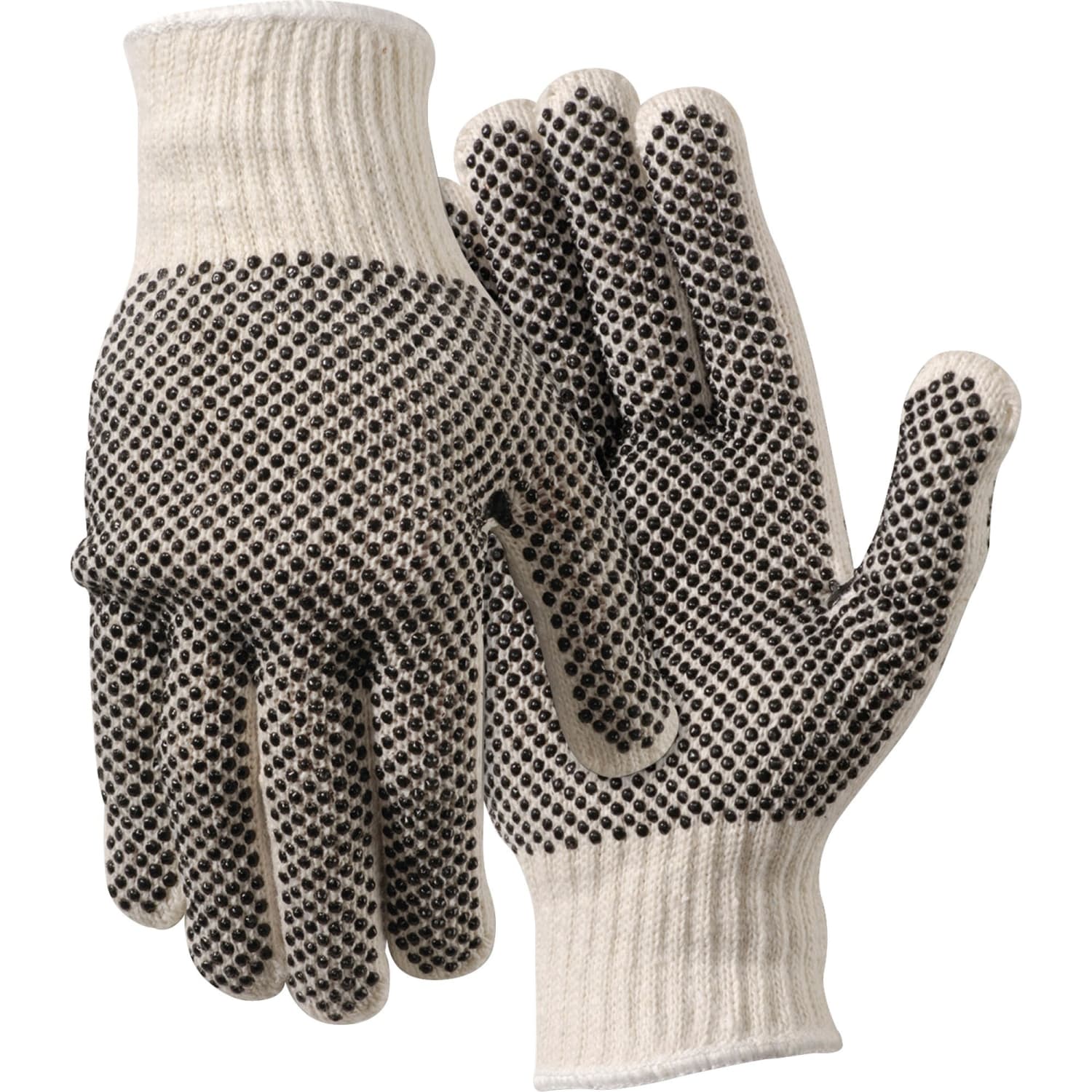 North Safety Poly/Cotton Gloves, Large, White - Image 3