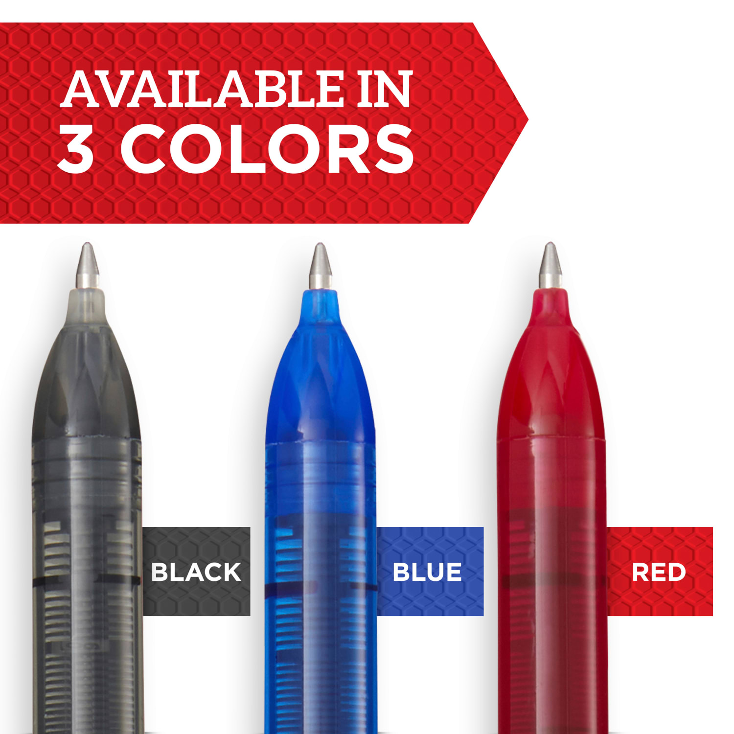 Sharpie Roller Pens, Arrow Point, 0.7 mm, Black Barrel, Red Ink, Pack Of 12 Pens - Image 5