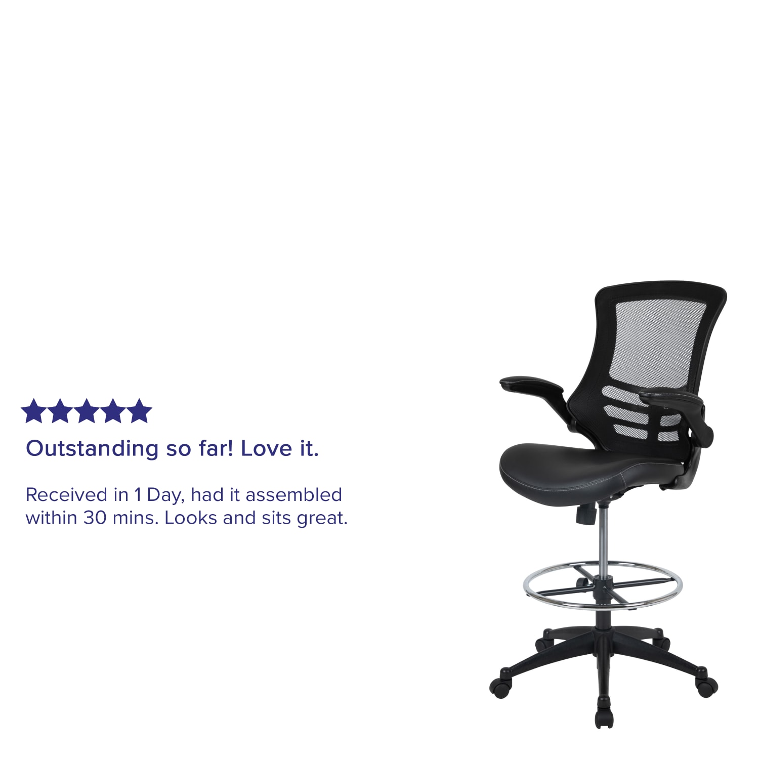 Flash Furniture MidBack MeshLeatherSoft Drafting Chair with FlipUp Arms Black PopularChairscom Flash Furniture Mid Back MeshLeatherSoft Drafting Chair with Flip Up Arms Black PopularChairscom