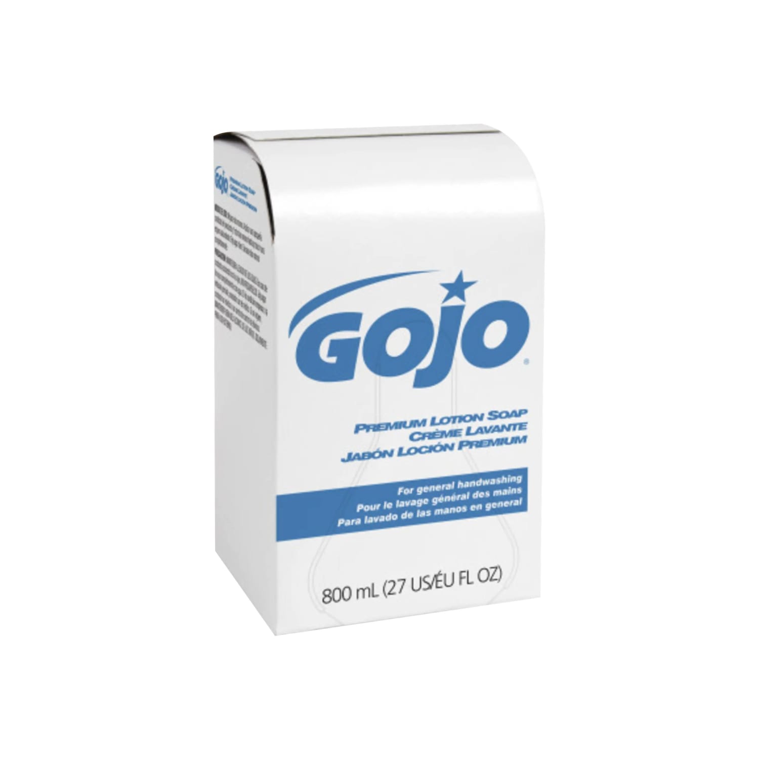 GOJO Premium Lotion Hand Soap Refills, Waterfall Fragrance, 800 mL, Case Of 12 Refills - Image 4