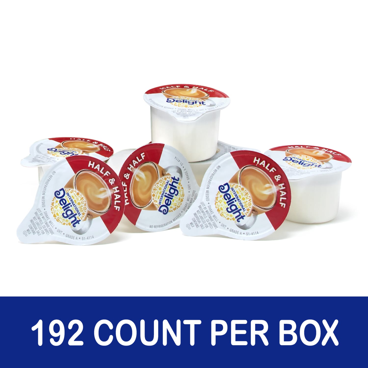 International Delight Half-And-Half Liquid Coffee Creamer, Original Flavor, 0.4 Oz Single Serve x 192 - Image 3