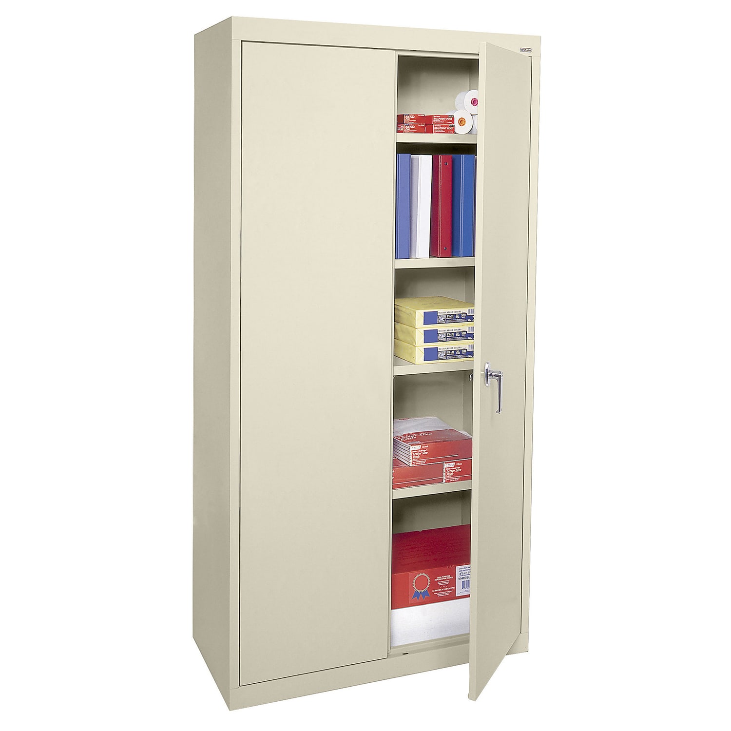 Sandusky Value Series 36inW Light Duty Storage Cabinet, Putty - Image 5