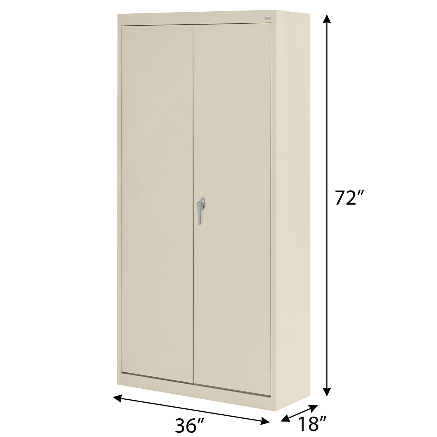 Sandusky Value Series 36inW Light Duty Storage Cabinet, Putty - Image 6