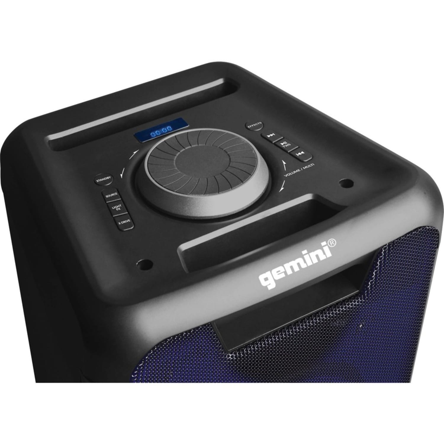 Gemini Sound GLS-550 Portable Bluetooth Speaker System - Black - Battery Rechargeable - USB - Image 5