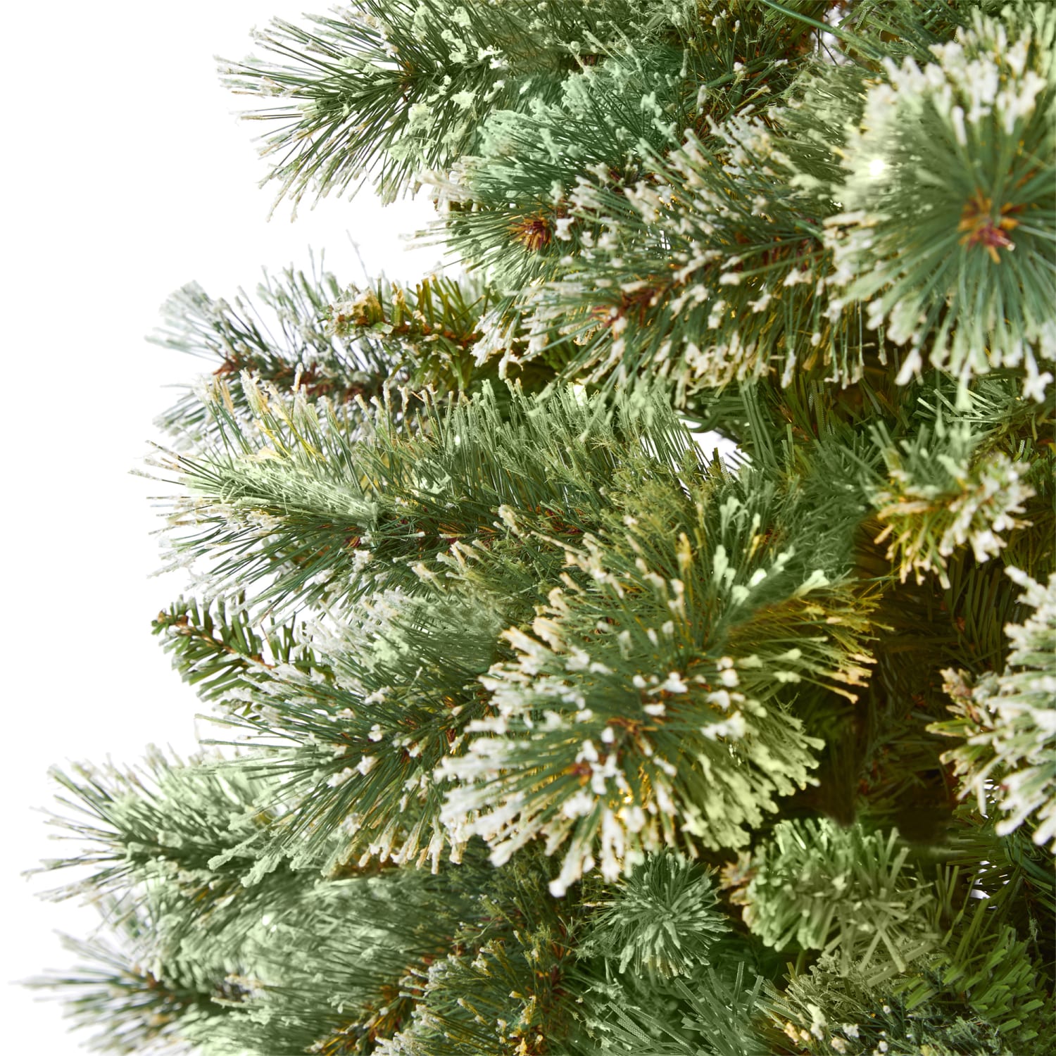 Nearly Natural Wisconsin Pine 84inH Slim Artificial Christmas Tree With Bendable Branches, 84inH x 39inW x 39inD, Green - Image 4