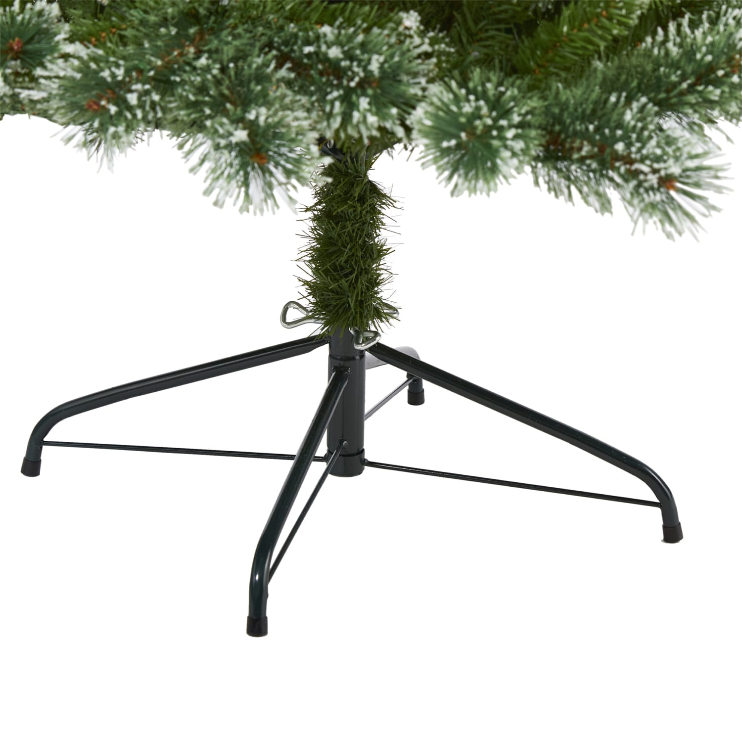 Nearly Natural Wisconsin Pine 84inH Slim Artificial Christmas Tree With Bendable Branches, 84inH x 39inW x 39inD, Green - Image 5