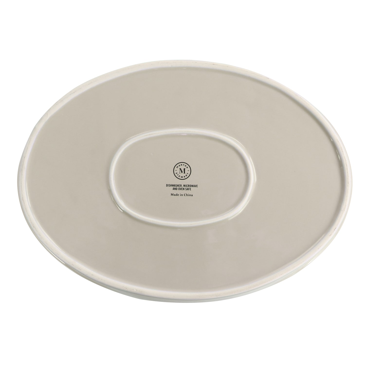 Martha Stewart Stoneware Oval Baker, 13in x 9-1/2in, Taupe - Image 5