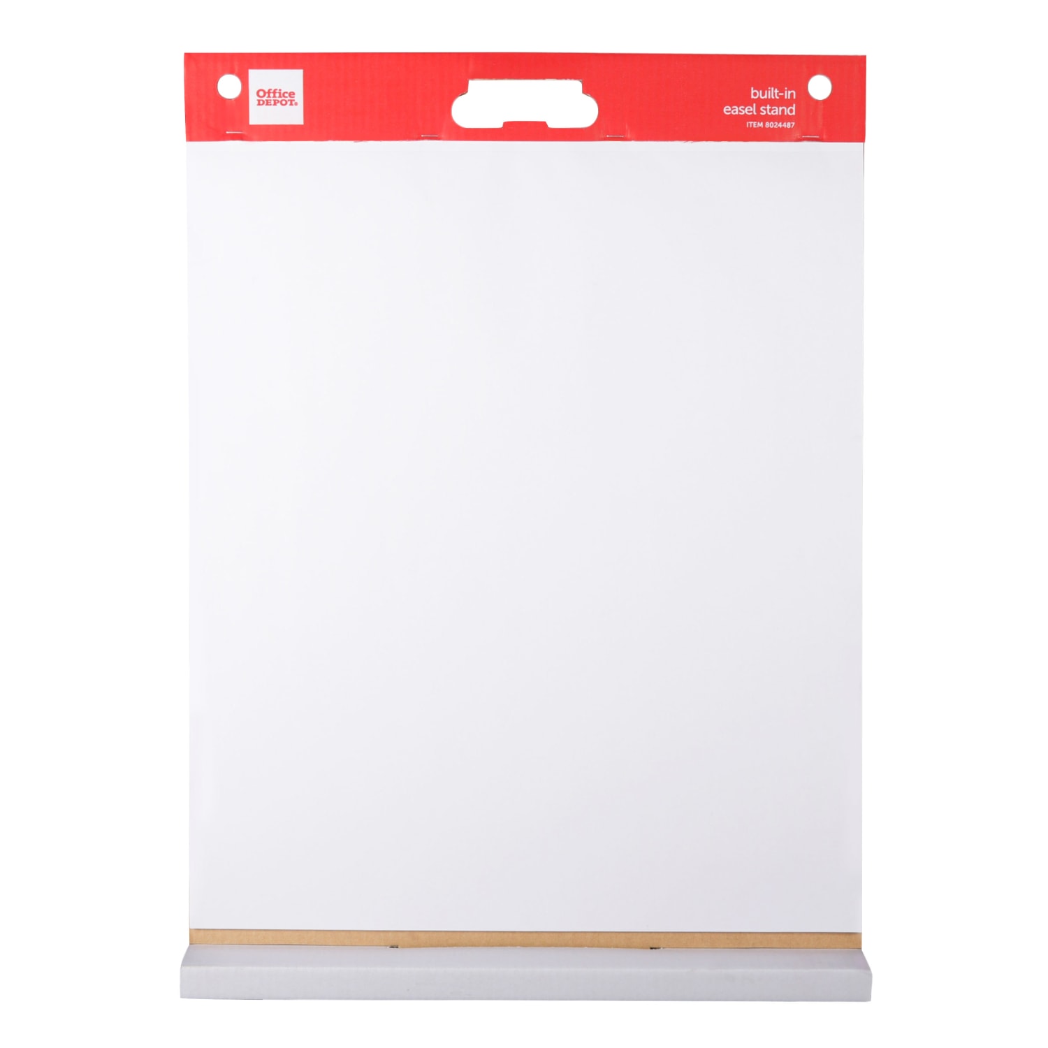 Office Depot Brand Easel Pad, 20in x 23in, Tabletop with Built-In Stand, 25 Sheets, 30% Recycled, White - Image 3