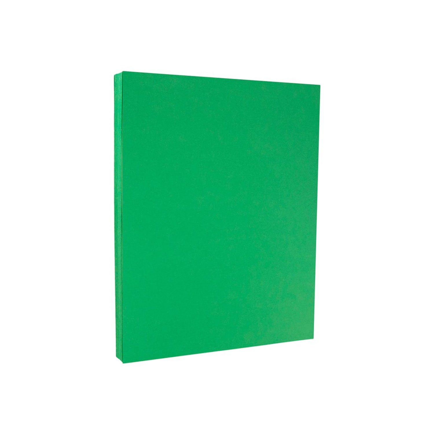 JAM Paper Color Paper, Holiday Green, Letter (8.5in x 11in), 100 Sheets Per Pack, 24 Lb, 30% Recycled - Image 5