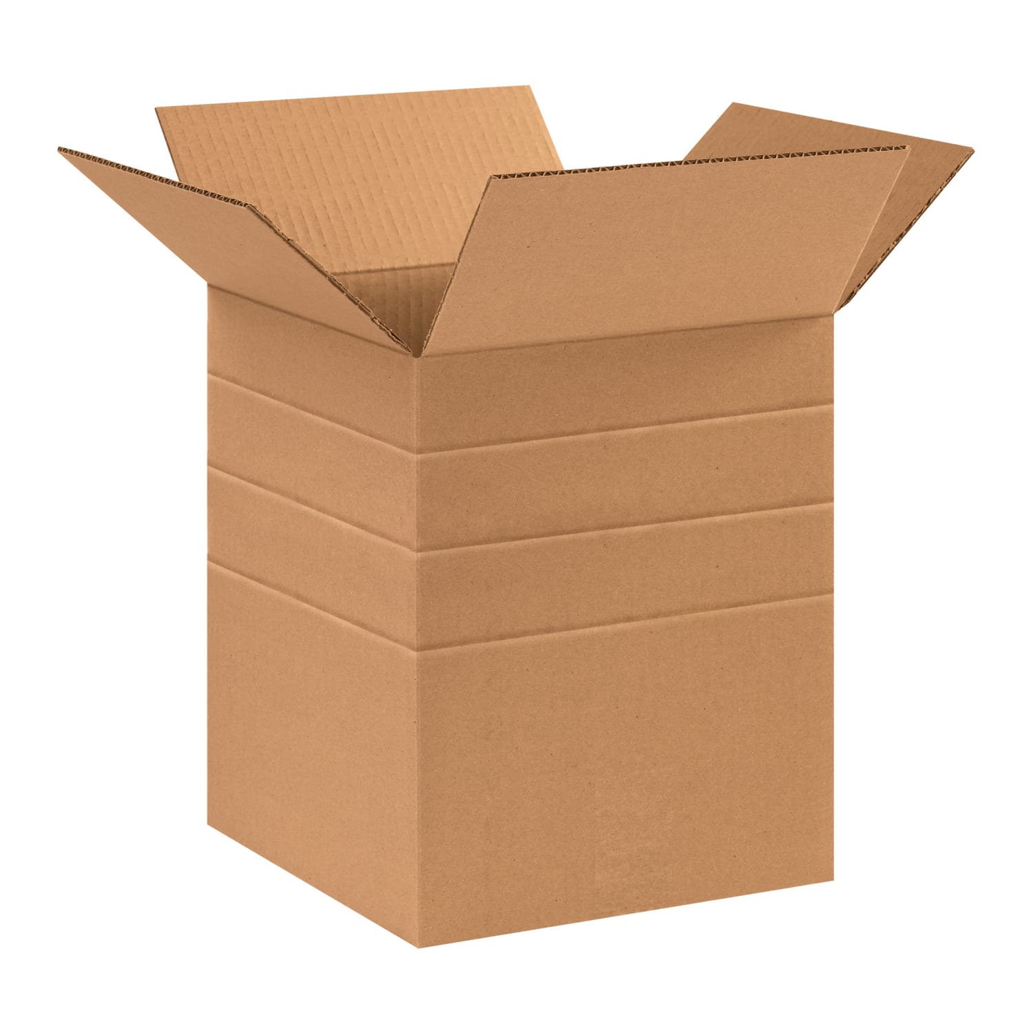 Partners Brand Multi-Depth Corrugated Boxes, 12in x 10in x 10in, Kraft, Pack Of 25 - Image 3