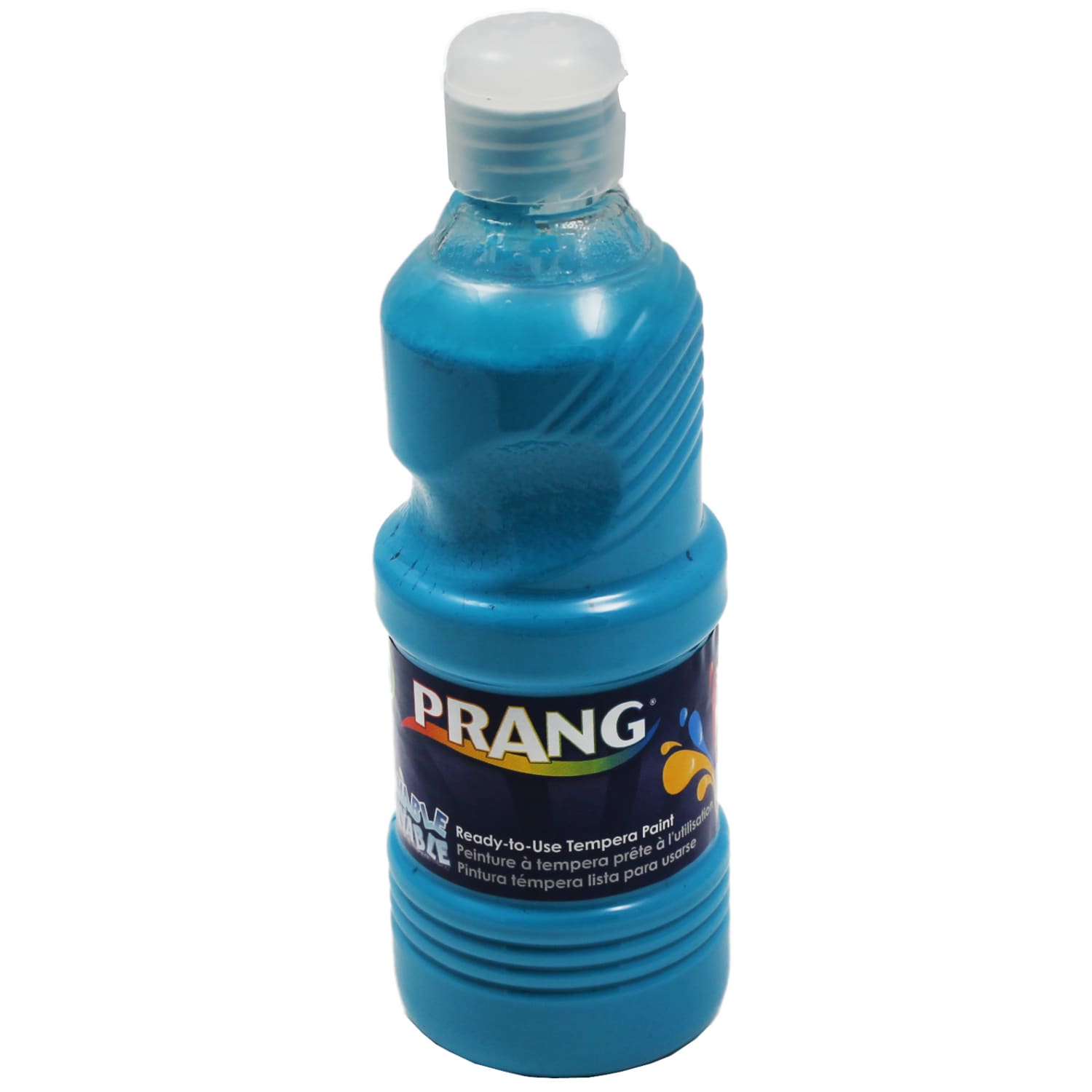 Prang Washable Tempera Paints, 16 Oz, Turquoise, Pack Of 6 Paints - Image 3