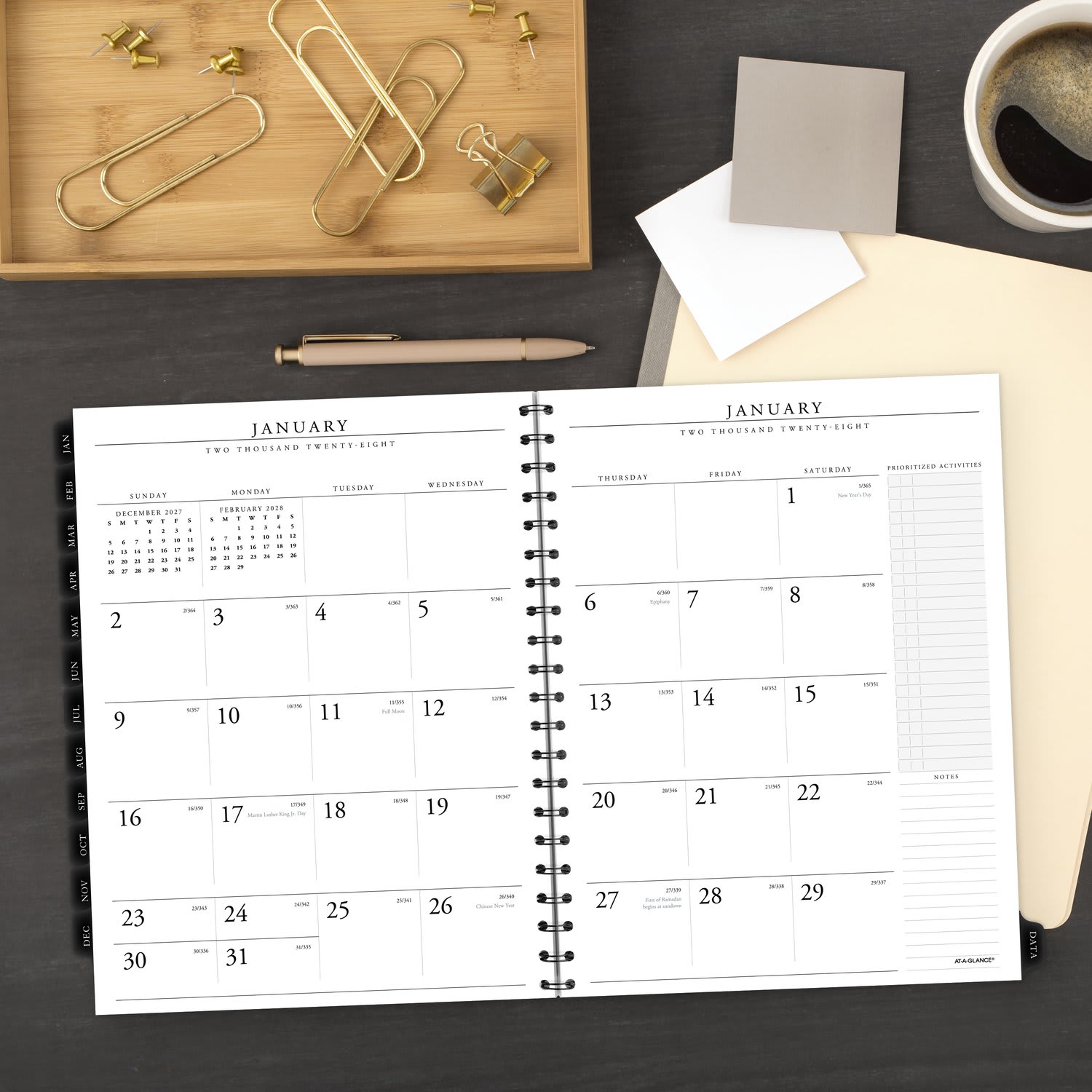 AT-A-GLANCE Executive 2027 Weekly Monthly Refill for 70-NX81, Large, 8 1/4in x 11in - Image 4