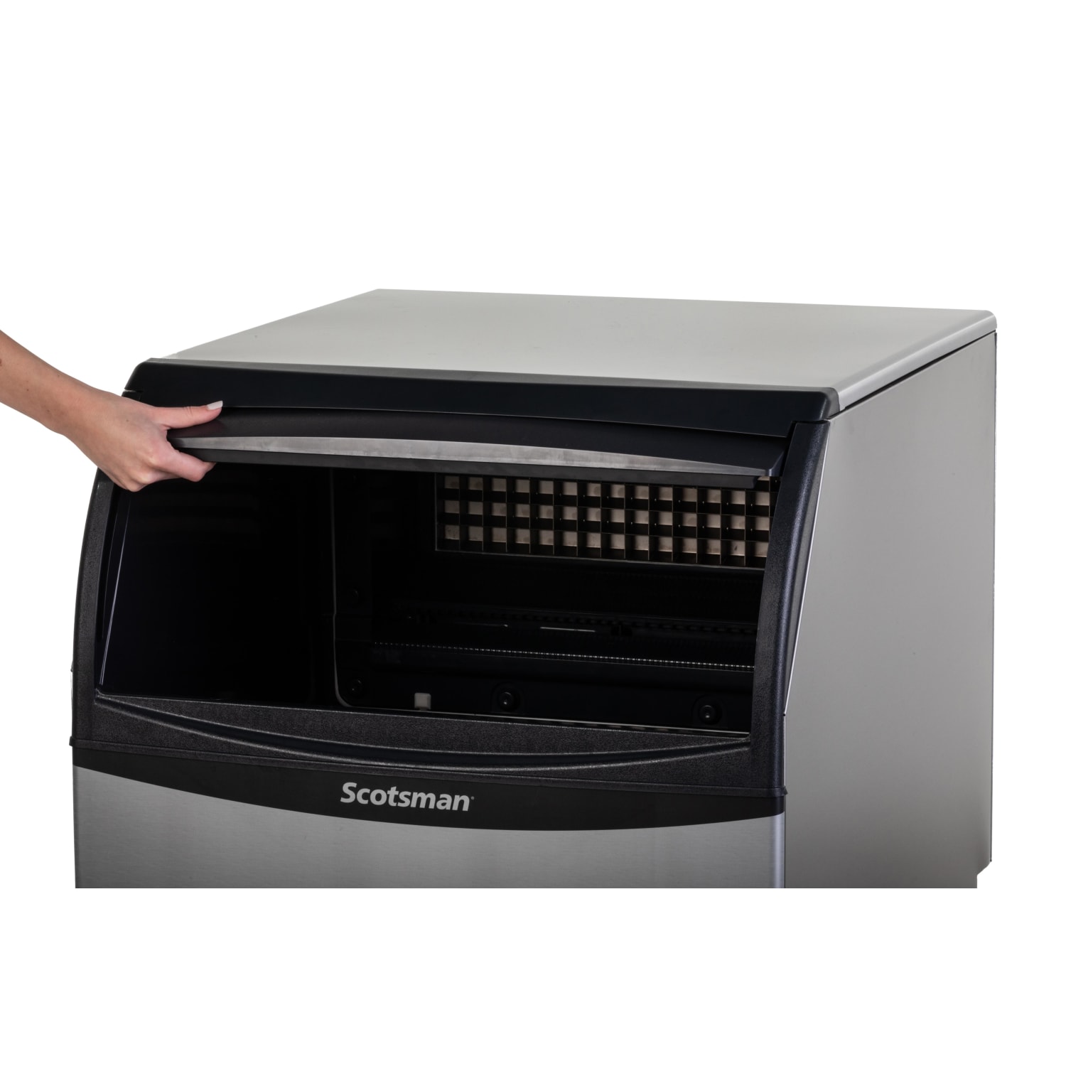 Scotsman Self-Contained Ice Machine With Storage, Silver - Image 3