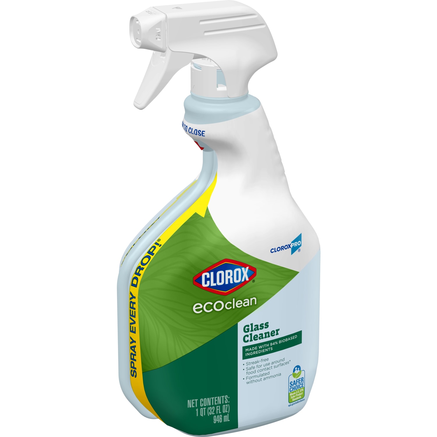 Clorox CloroxPro EcoClean Glass Cleaner Spray Bottle, 32 Oz - Image 3