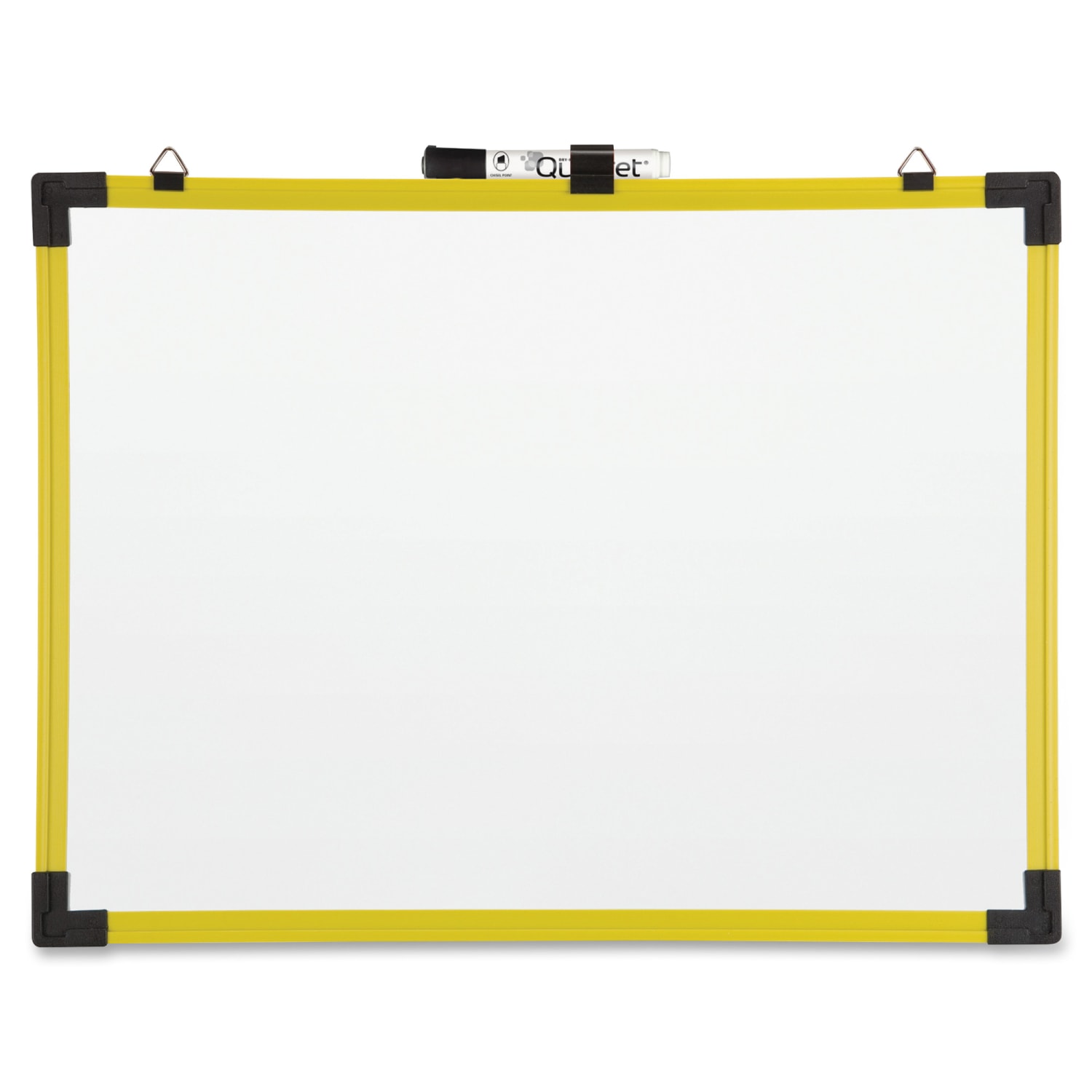 Quartet Industrial Magnetic Dry-Erase Whiteboard, 72in x 48in, Plastic Frame With Yellow Finish - Image 3