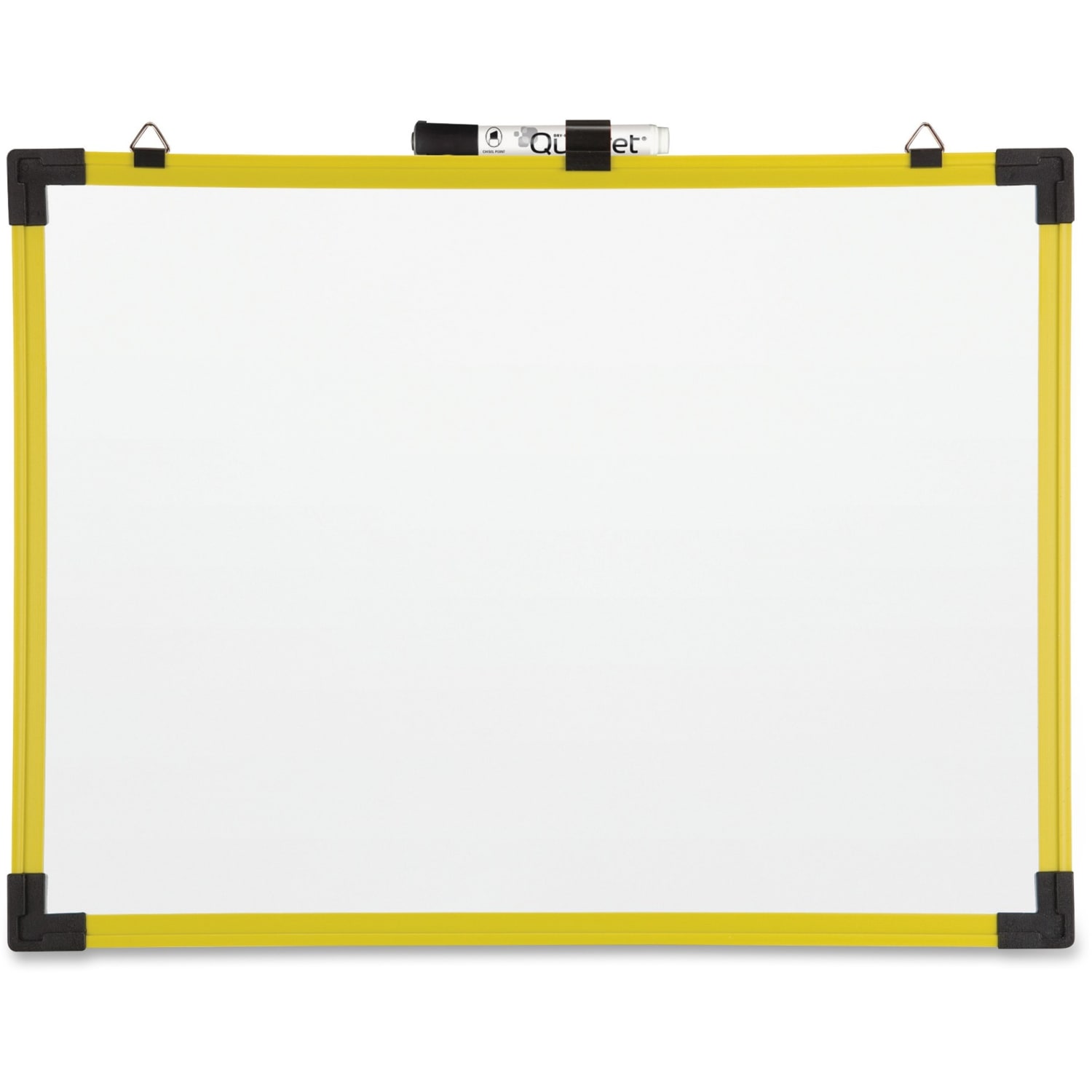 Quartet Industrial Magnetic Dry-Erase Whiteboard, 72in x 48in, Plastic Frame With Yellow Finish - Image 6