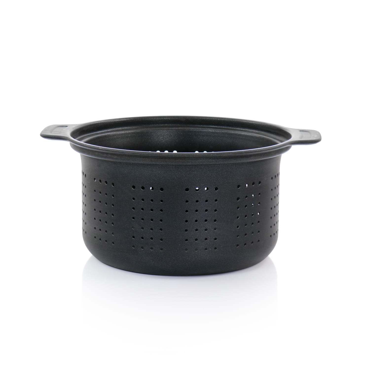 Oster Clairborne 3-Piece Aluminum Non-Stick Pasta Pot, Charcoal Gray - Image 3