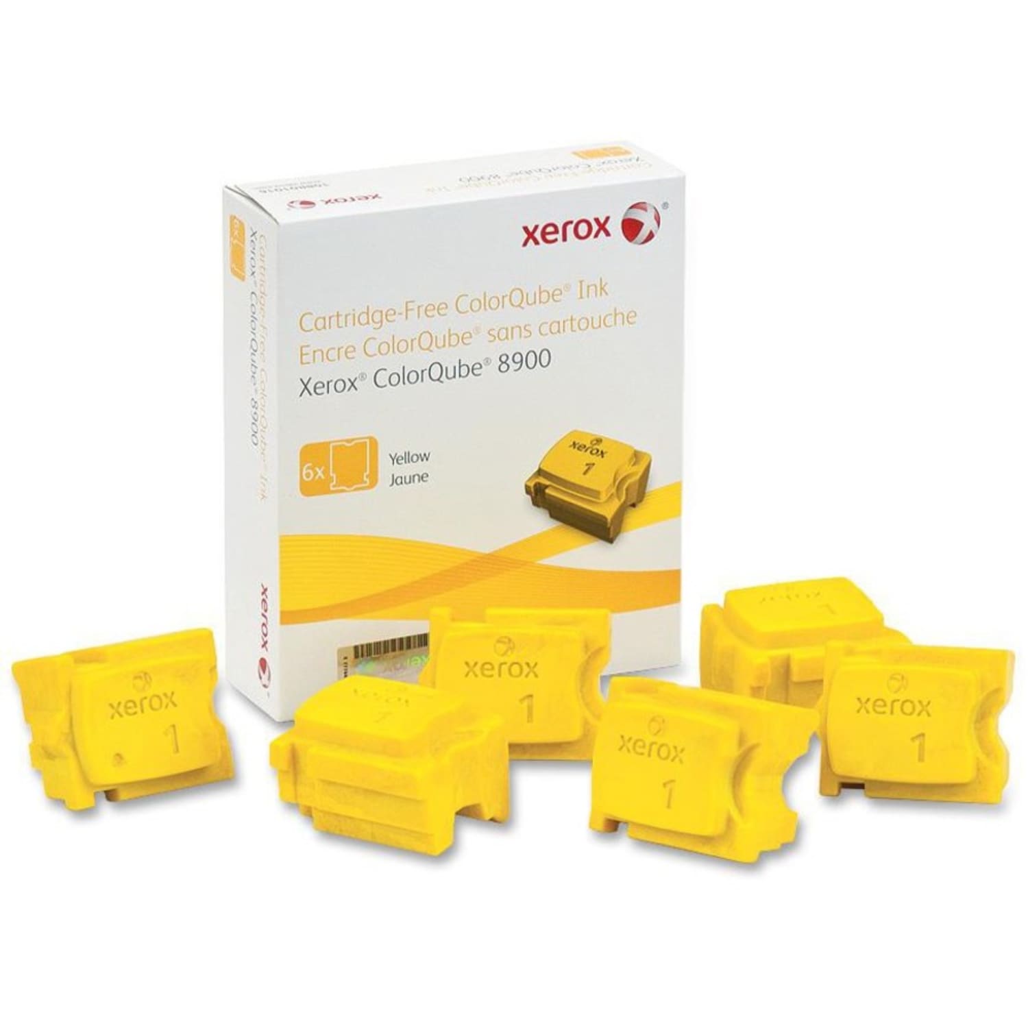 Xerox 8900 ColorQube Yellow Solid Ink, Pack Of 6, 108R01016 - Image 4