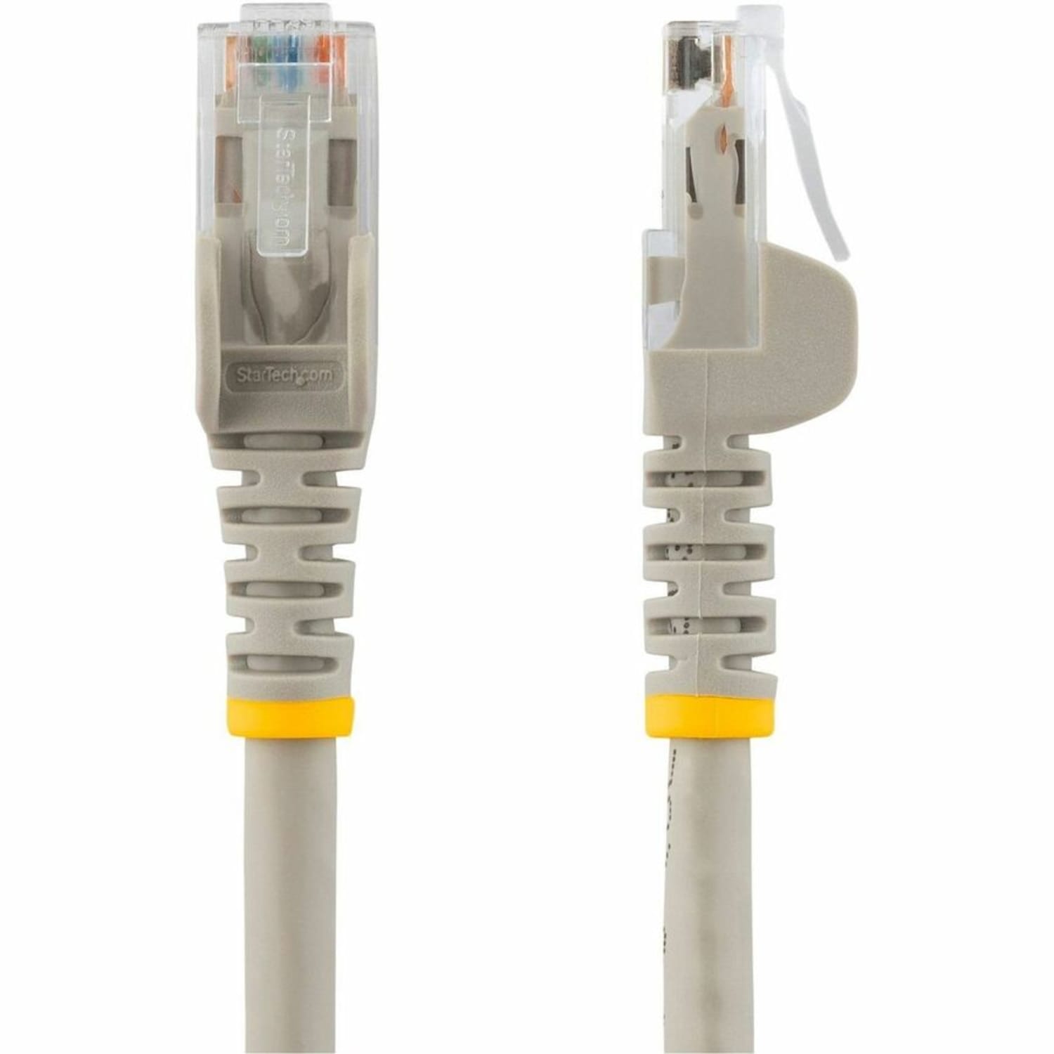 StarTech.com 10 ft. CAT6 Ethernet Cable - 10 Pack - ETL Verified - Gray CAT6 Patch Cord - Snagless RJ45 Connectors - N6PATCH10GR10PK - Image 4