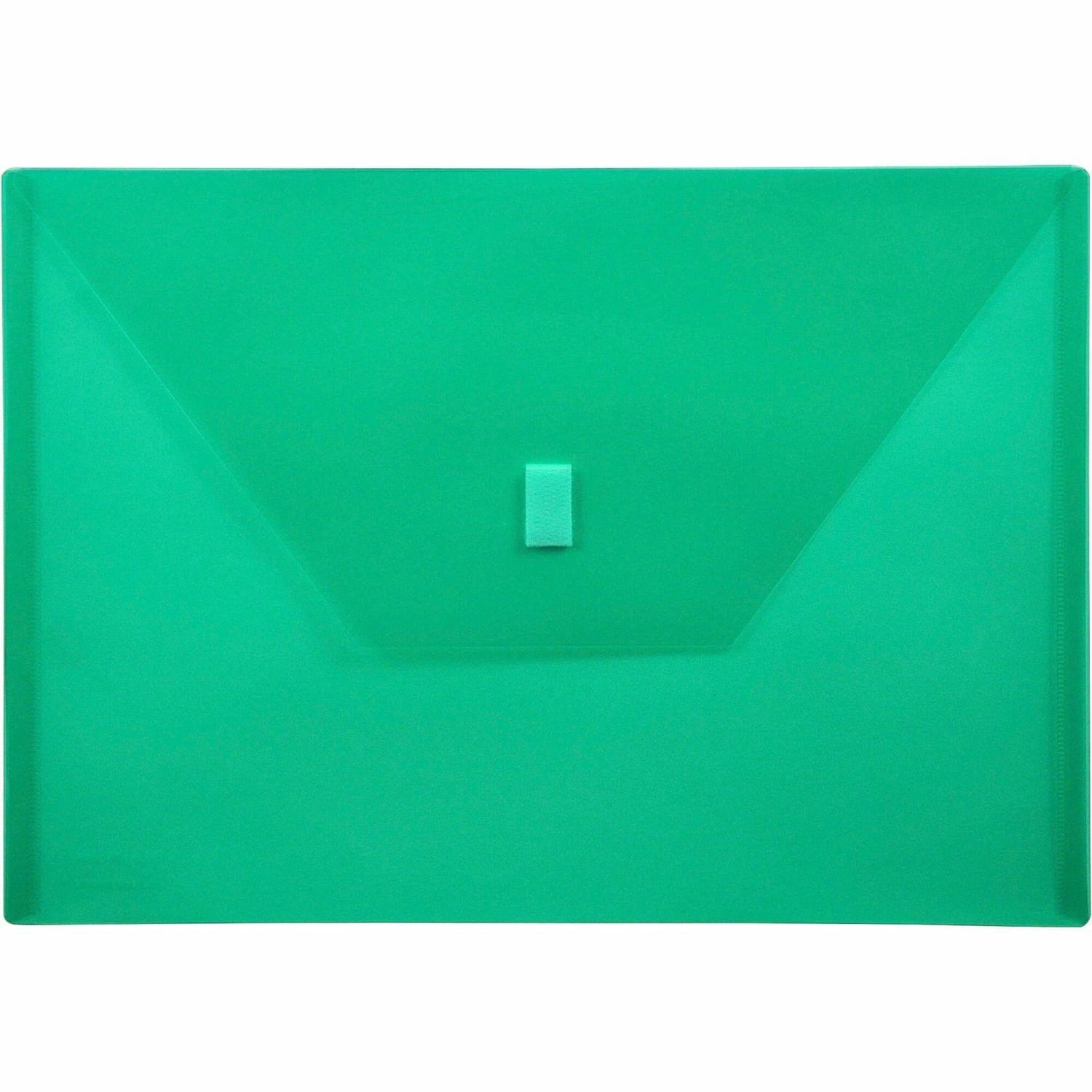 Lion VELCRO-Closure Poly Envelope, 13in x 9 3/8in, Green - Image 3