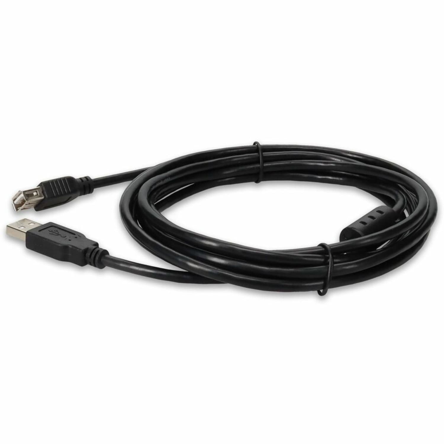 AddOn 5-pack 10.0ft USB 2.0 (A) to Extension Cable - USB extension cable - USB (F) to USB (M) - USB 2.0 - 10 ft - blue (pack of 5) - Image 3