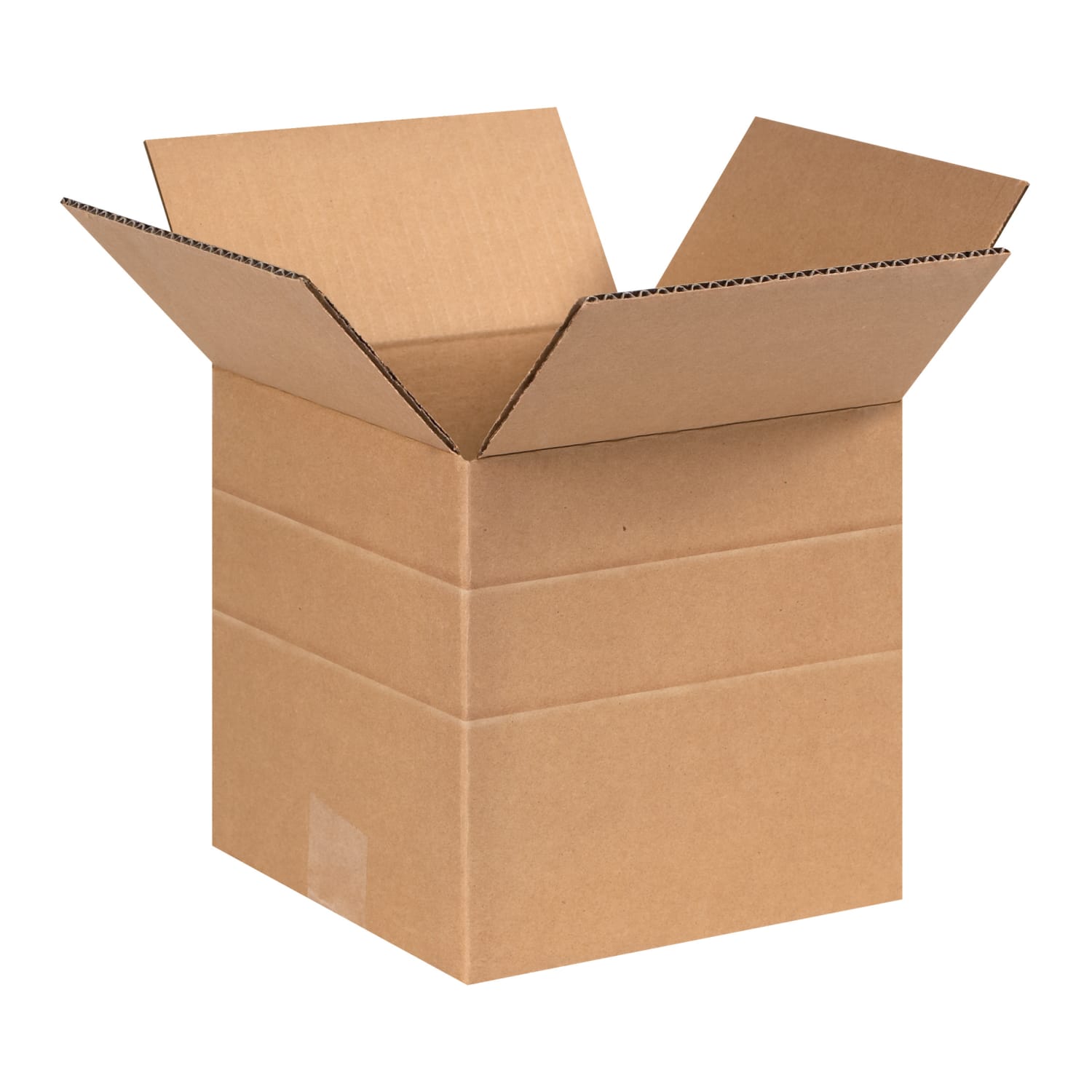Partners Brand Multi-Depth Corrugated Boxes, 8in x 8in x 8in, Kraft, Pack Of 25
