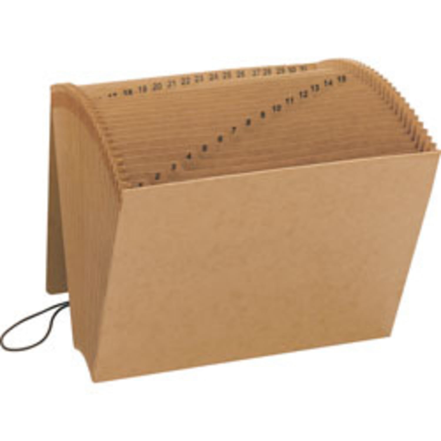 Smead Kraft Expanding File With Flap, 1-31, Letter Size (8 1/2in x 11in), Brown