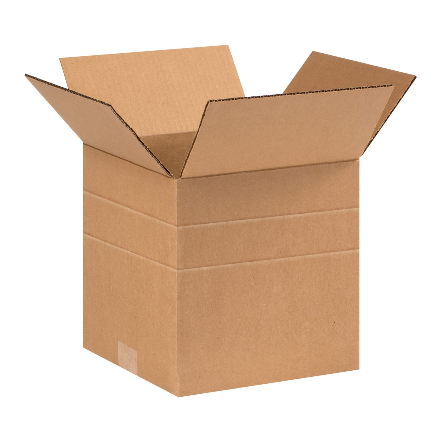 Partners Brand Multi-Depth Corrugated Boxes, 9in x 9in x 9in, Kraft, Pack Of 25