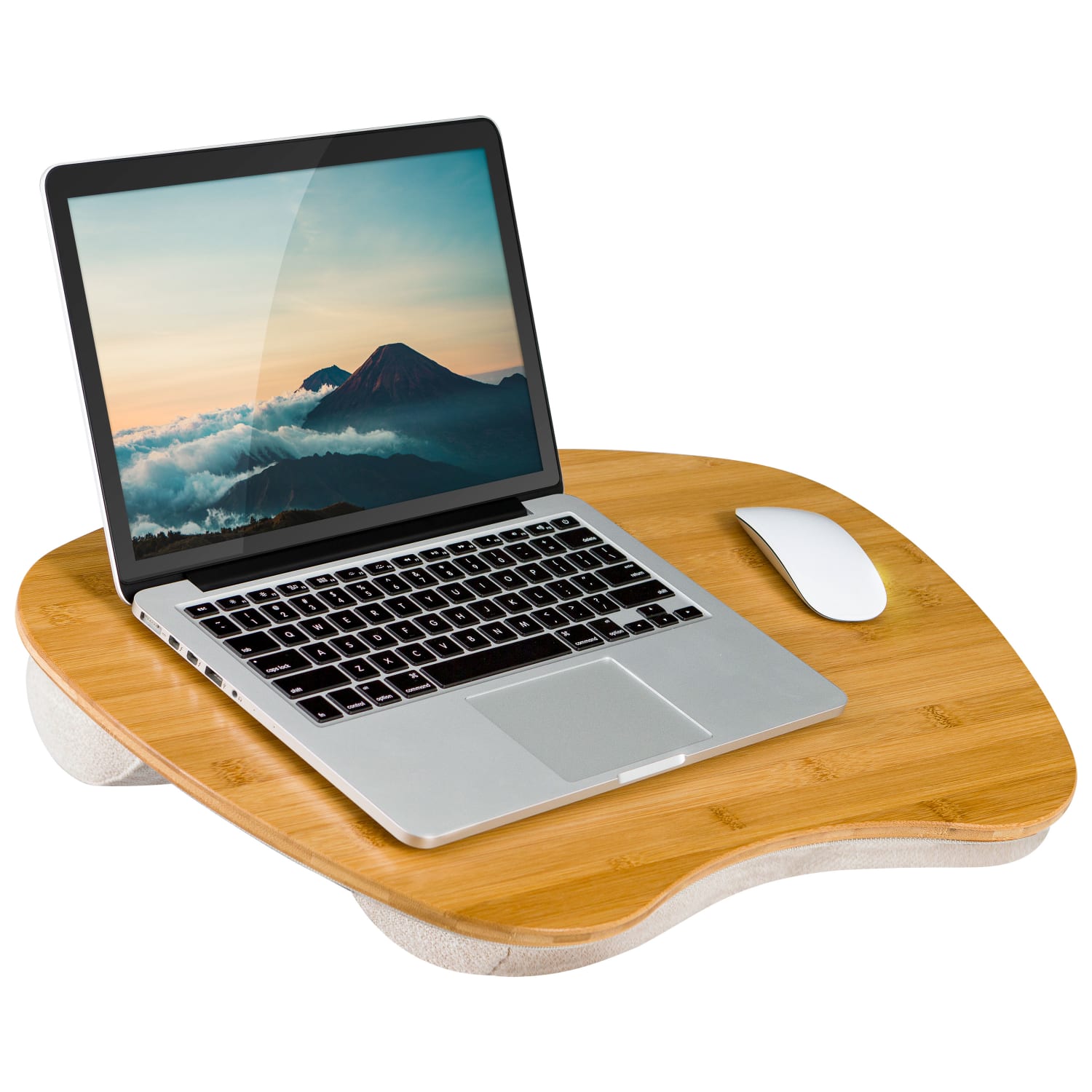 LapGear Bamboo Lap Desk, 2-13/16inH x 22-7/16inW x 2-13/16inD, Natural
