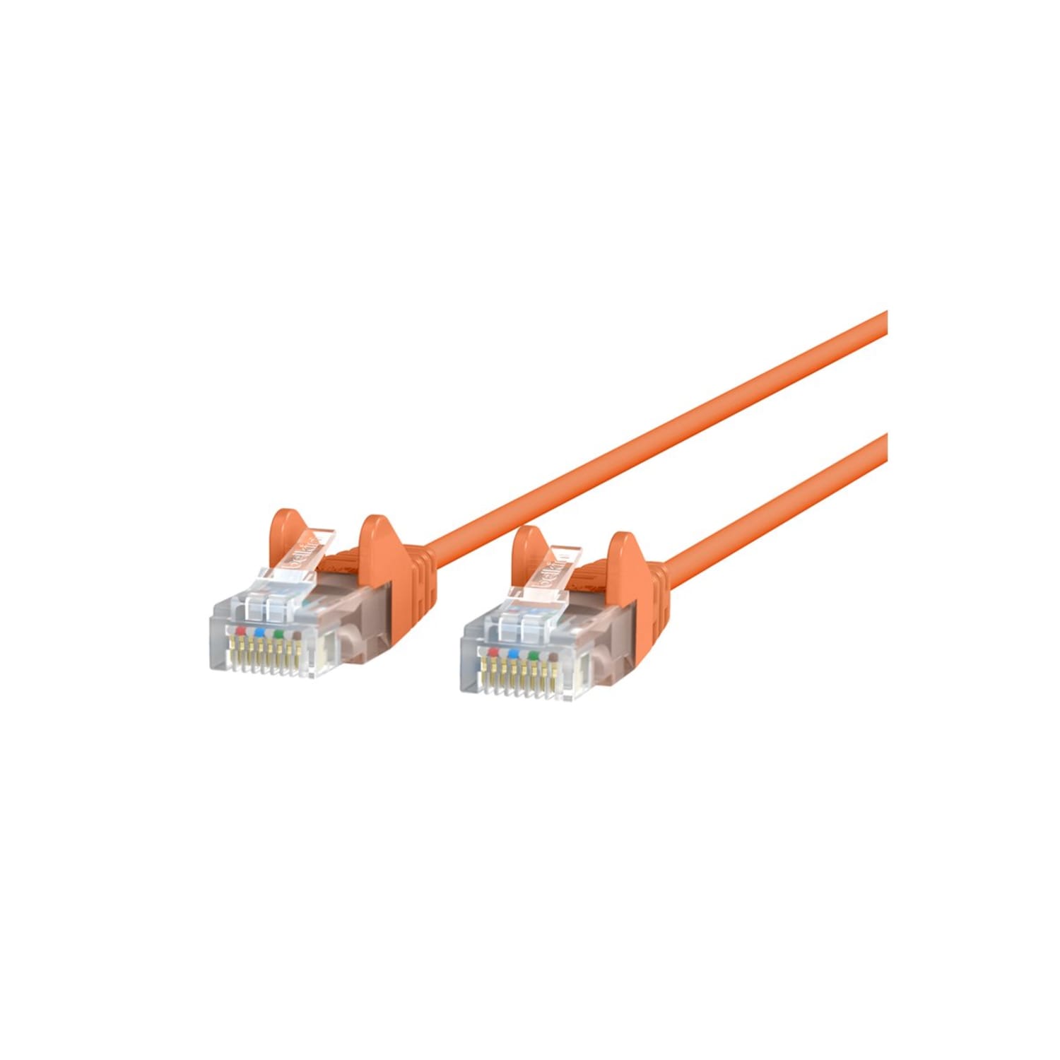 Belkin CAT6 Slim Gigabit Snagless UTP Ethernet Cable - 3 ft Category 6 Network Cable  - CE001B03ORGS