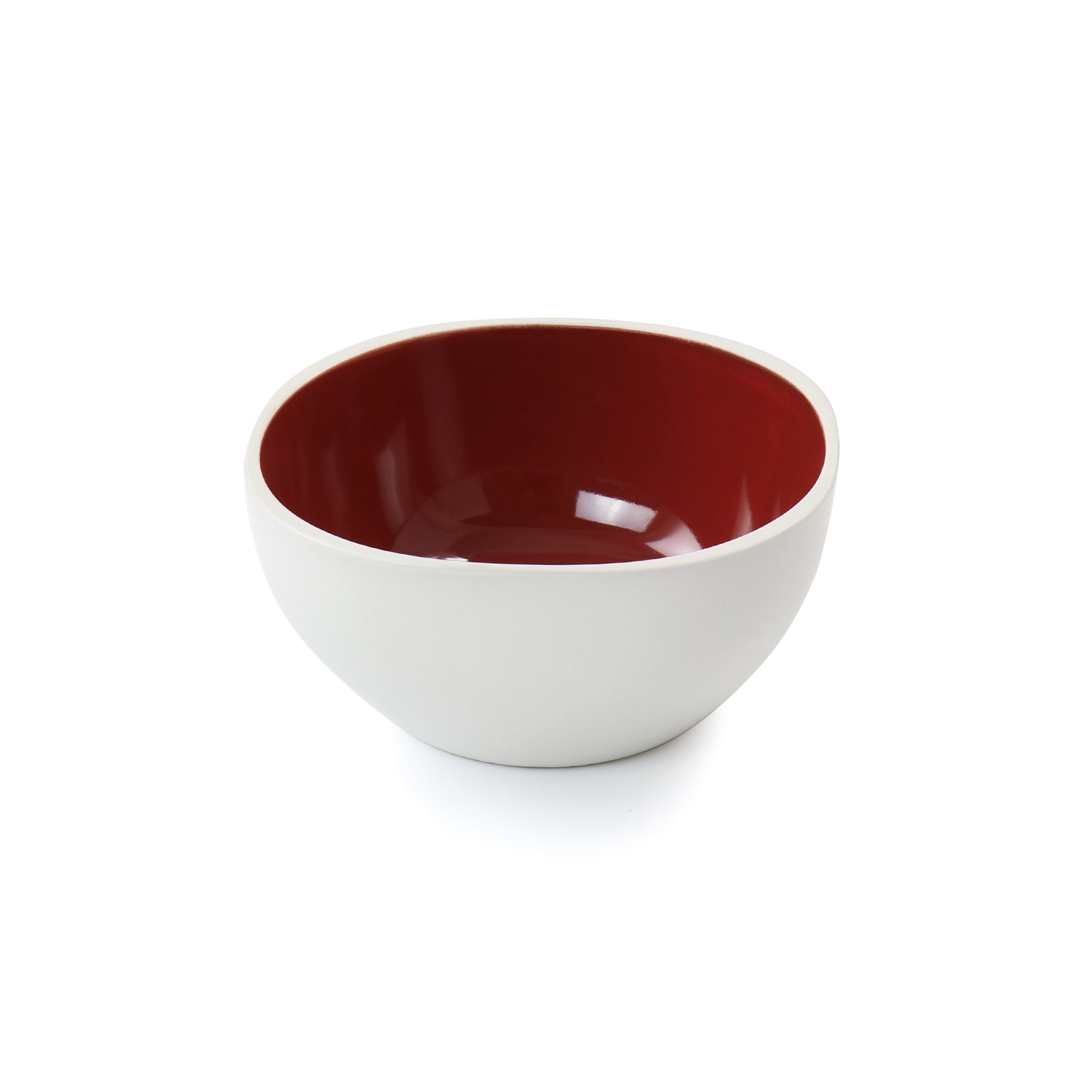 Gibson Elite Soho Lounge 16-Piece Stoneware Dinnerware Set, Red - Image 6