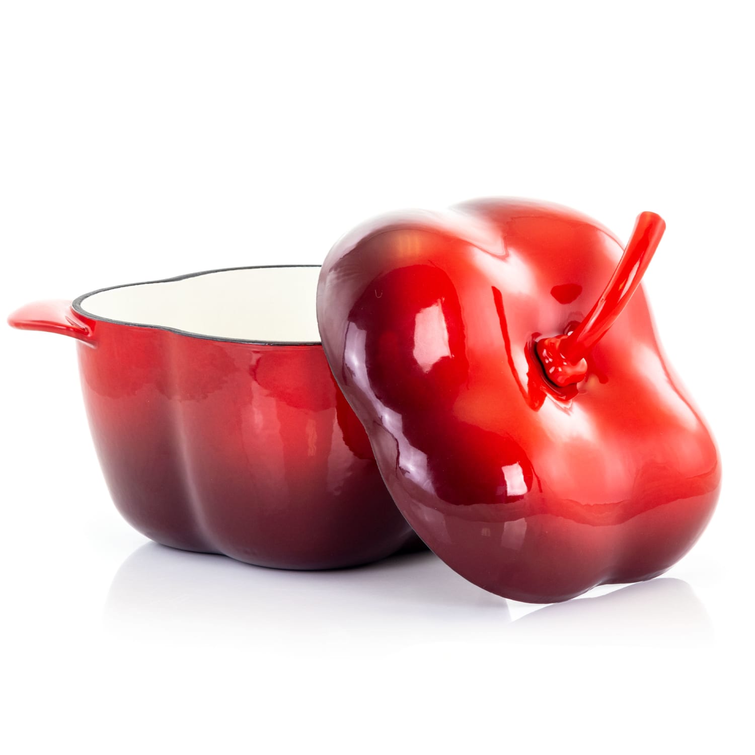 MegaChef 3-Quart Casserole Dish, Red - Image 3