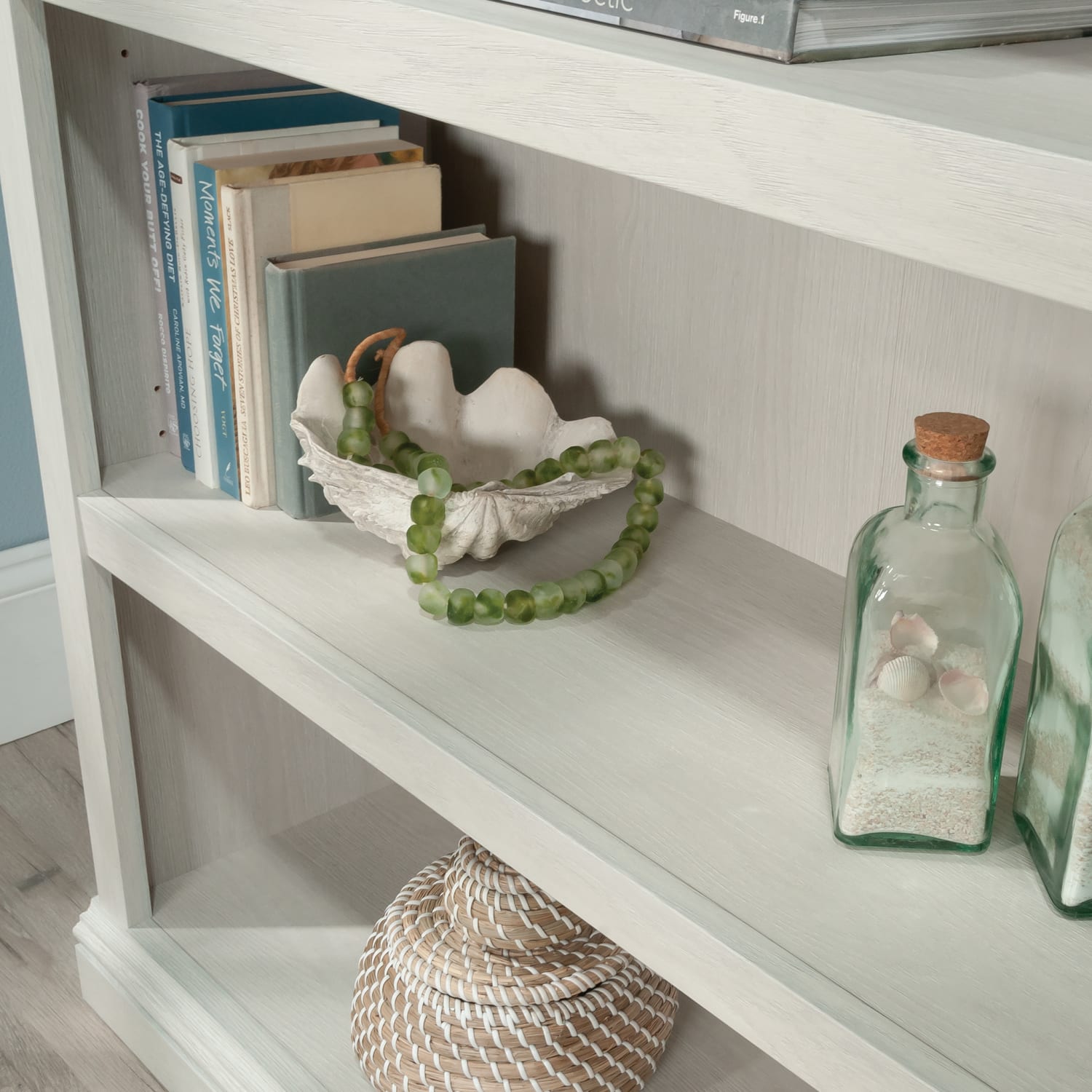 Sauder Select 44inH 3-Shelf Bookcase, Glacier Oak - Image 5