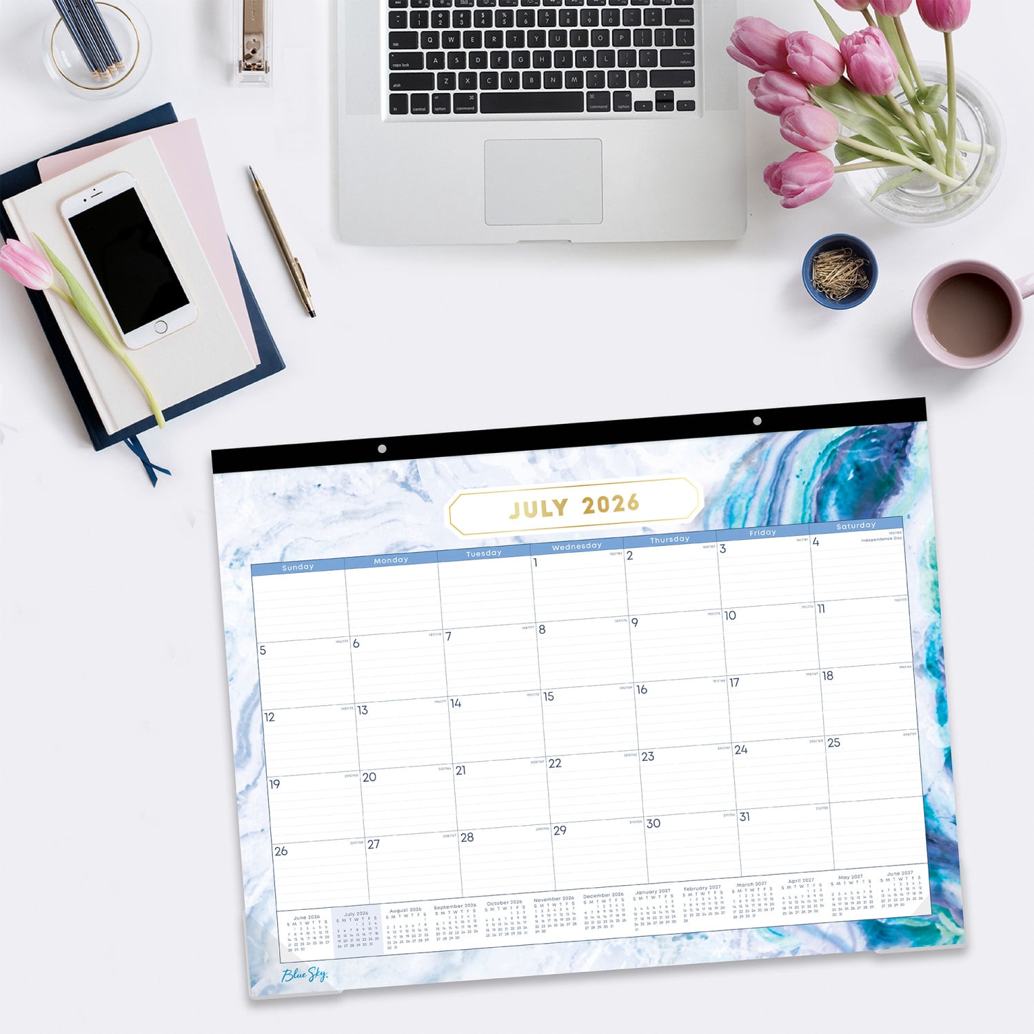 Desk Pad Planning Calendar BS Gemma - 22x17 AY26-27 Monthly - Image 4