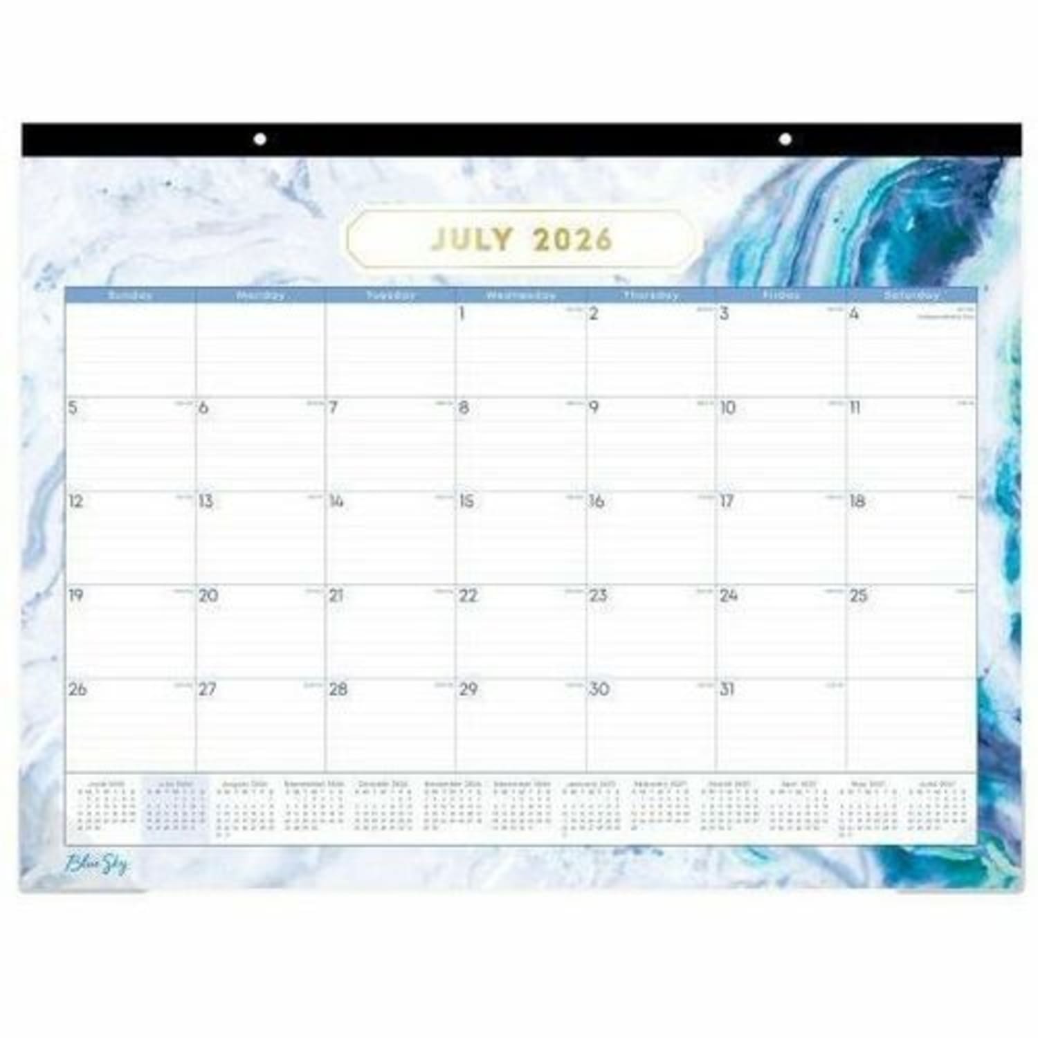 Desk Pad Planning Calendar BS Gemma - 22x17 AY26-27 Monthly - Image 5
